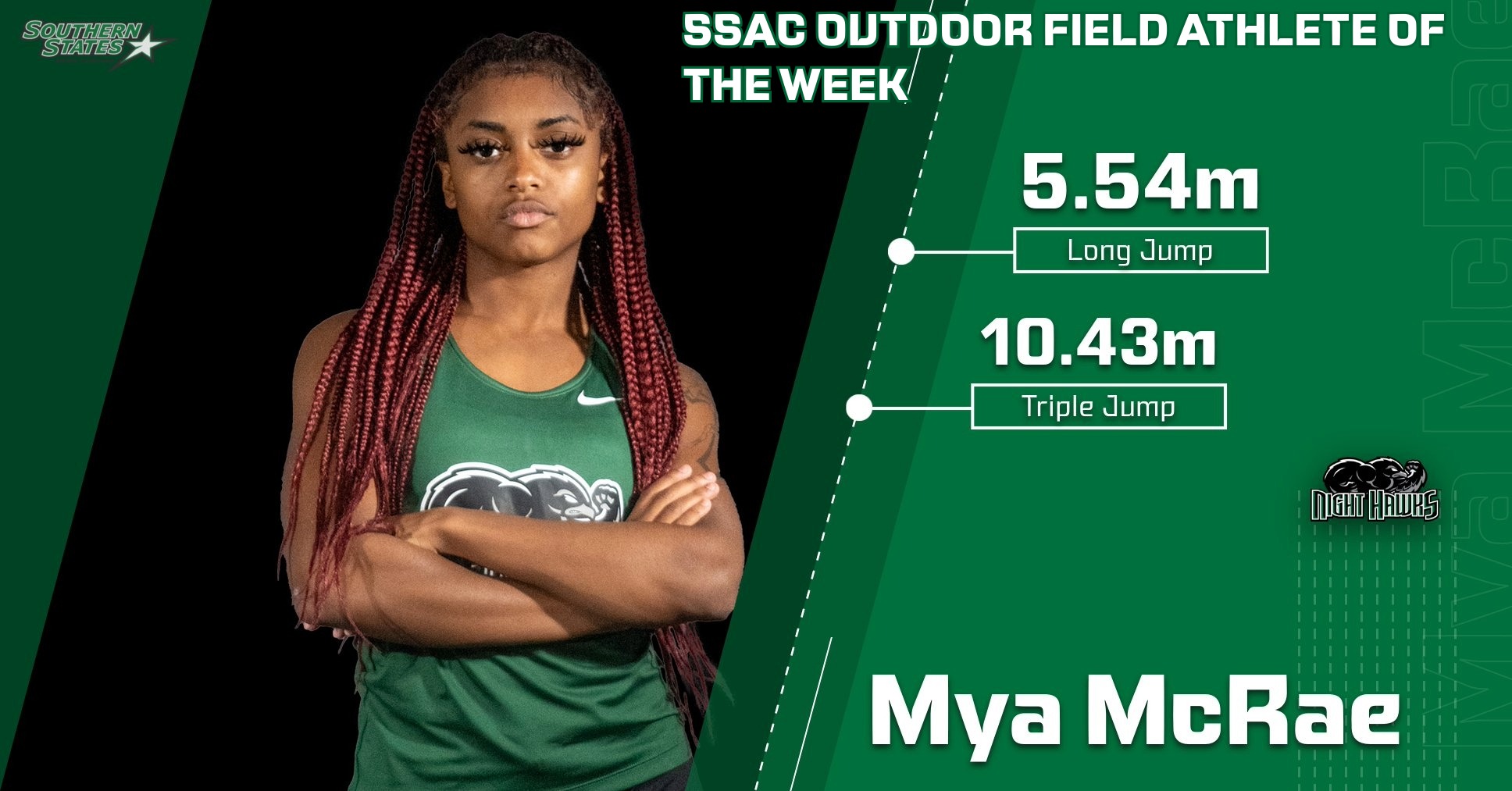 McRae SSAC Outdoor Field AOTW