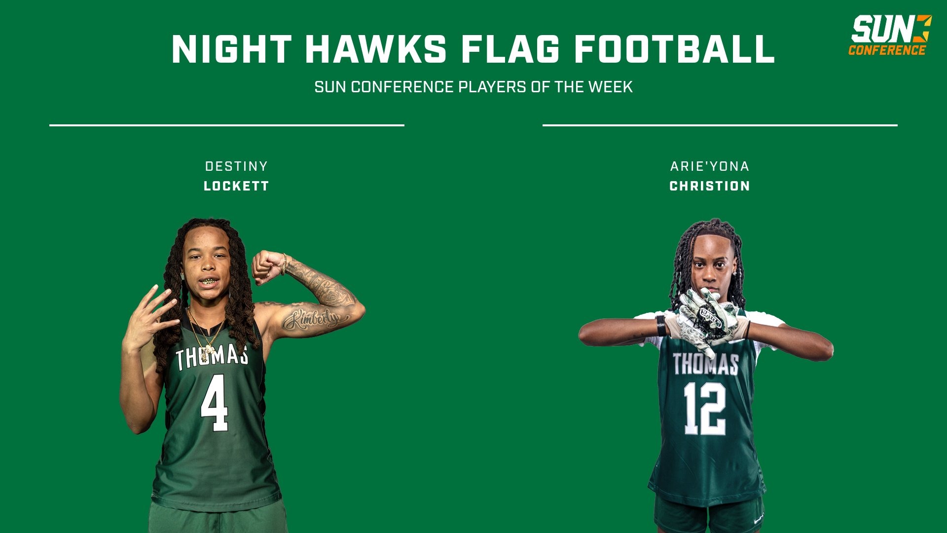 SUN players of the Week