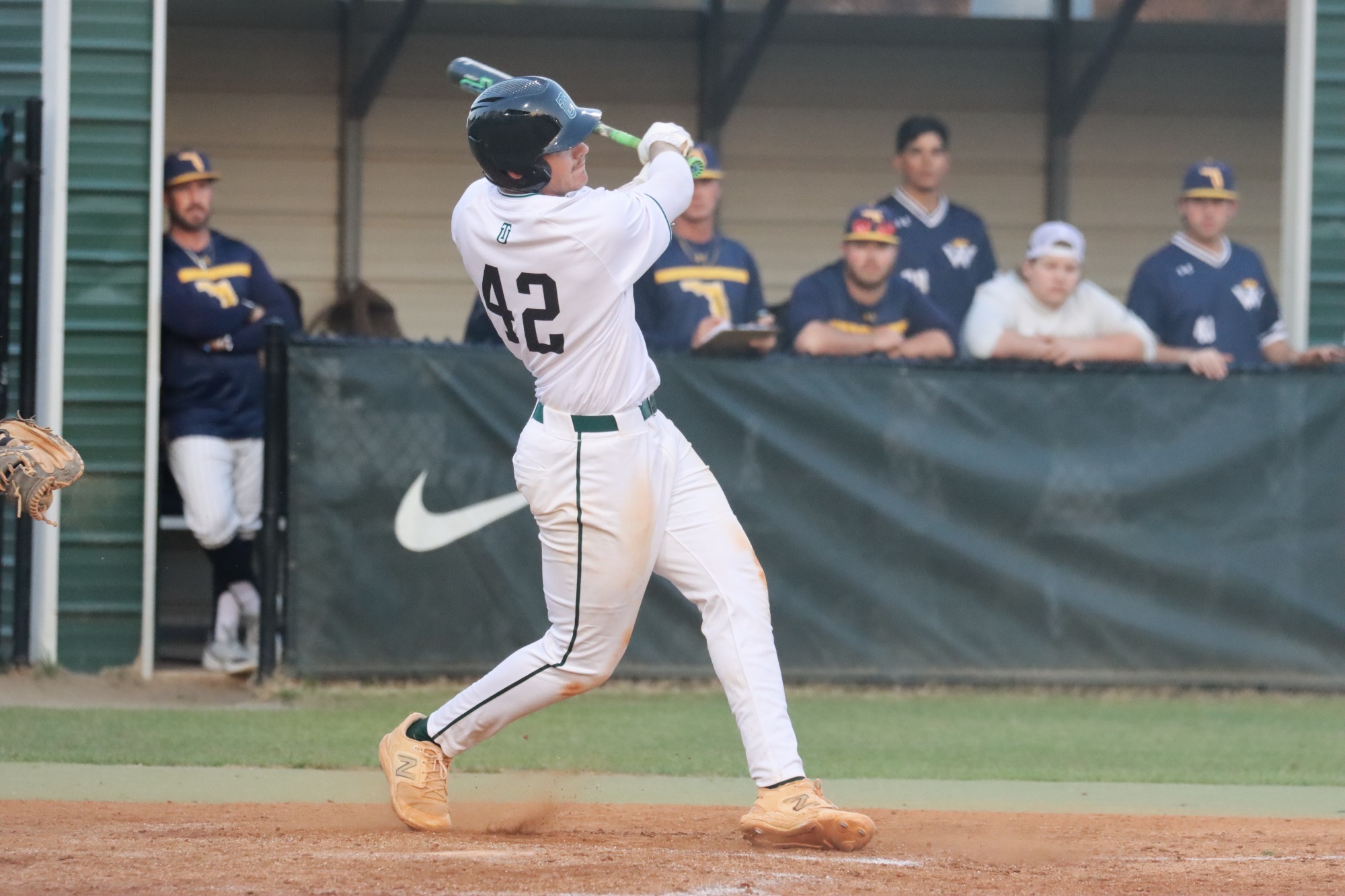 Jackson Thomas swings at a pitch