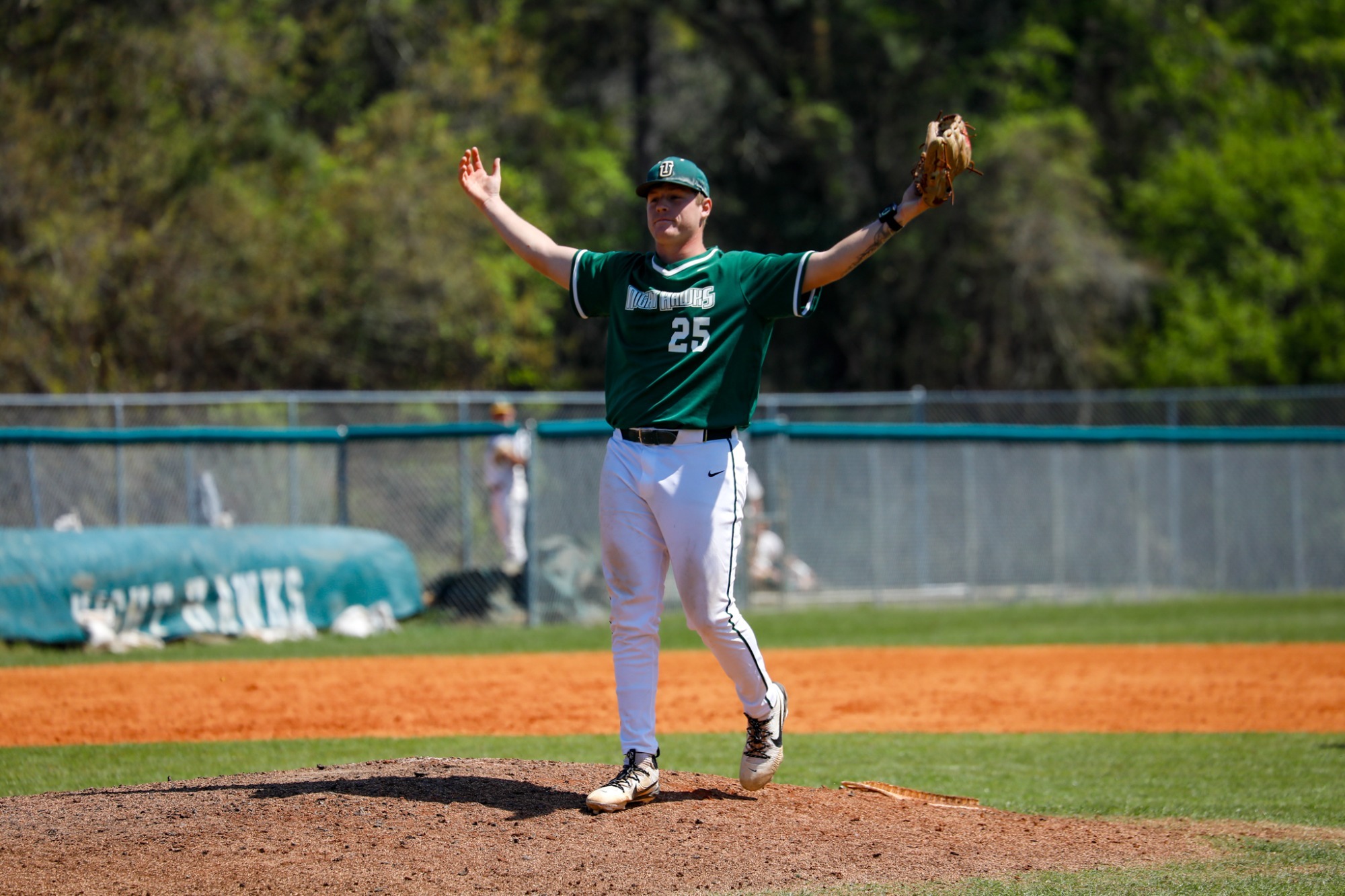 Ian Vickers celebrates after win over No.24 ABAC