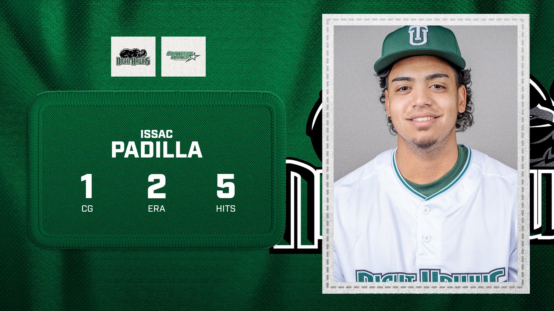 Padilla wins third player of the week