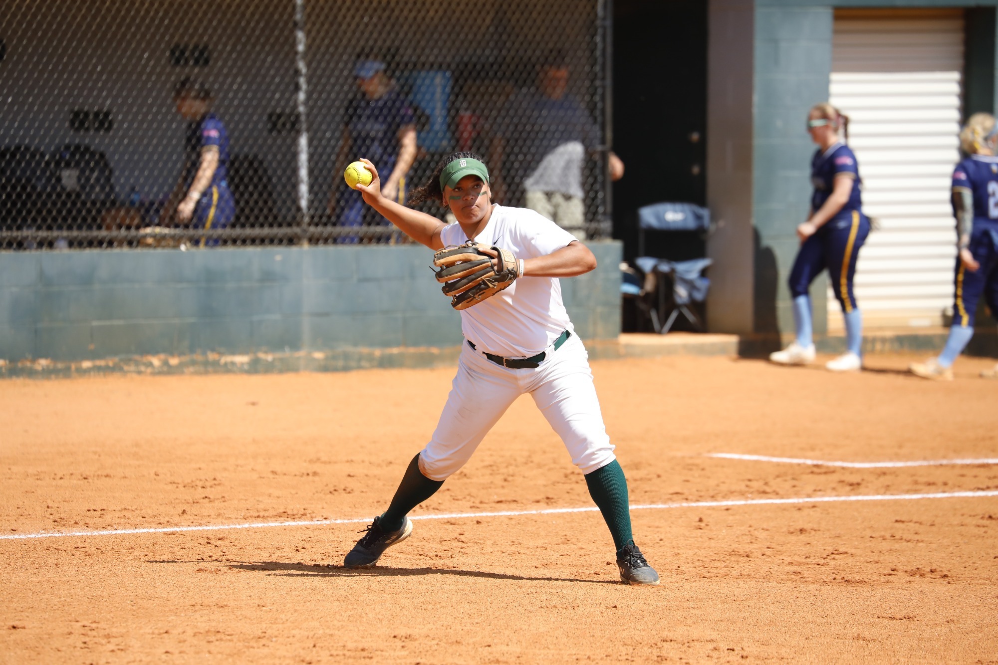 Alexis Adams throwing