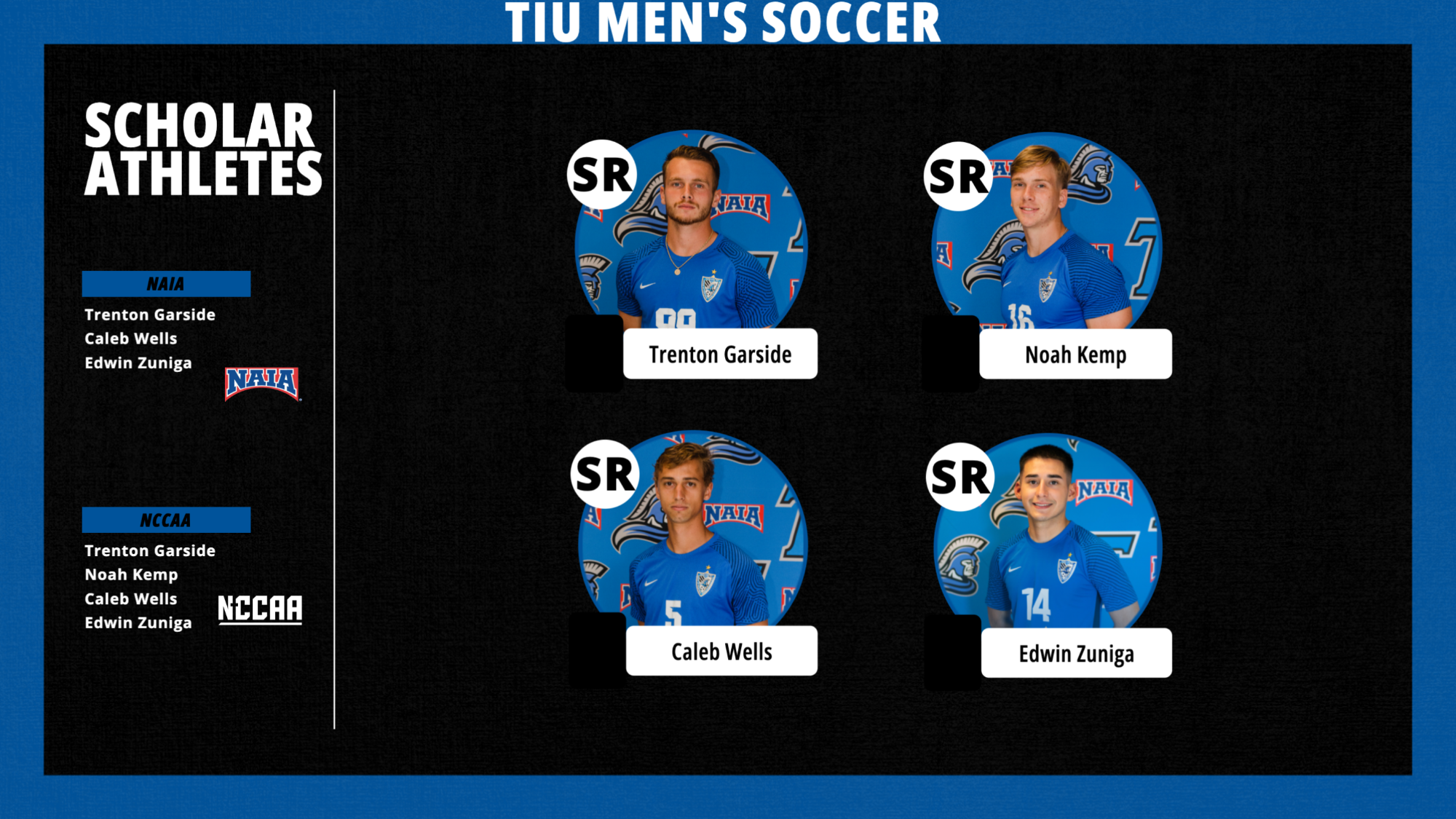 Men's Soccer Scholar Athletes 2022