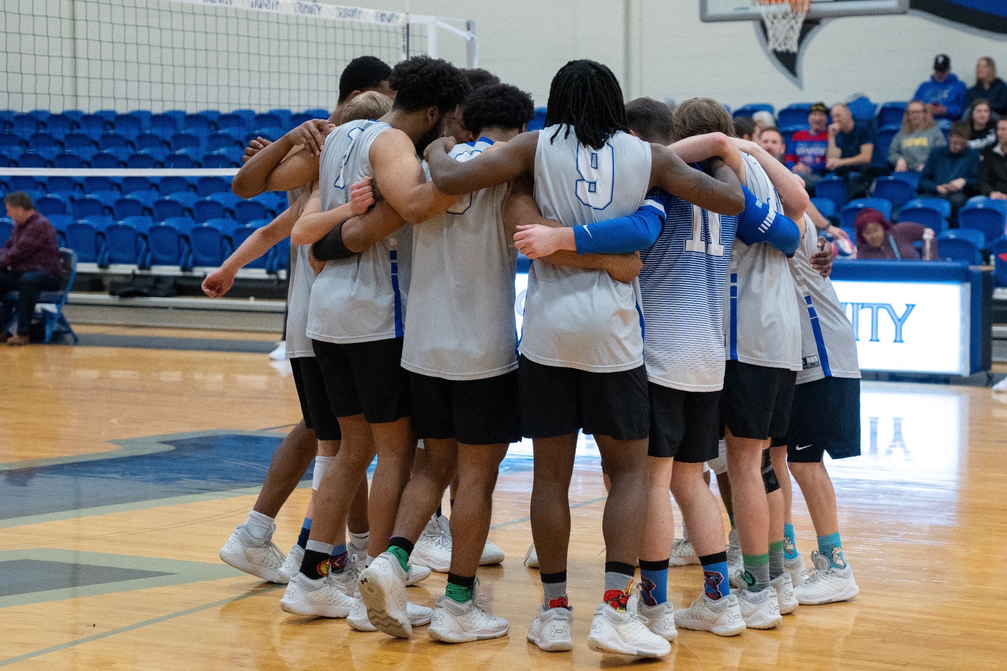 MVB team huddle