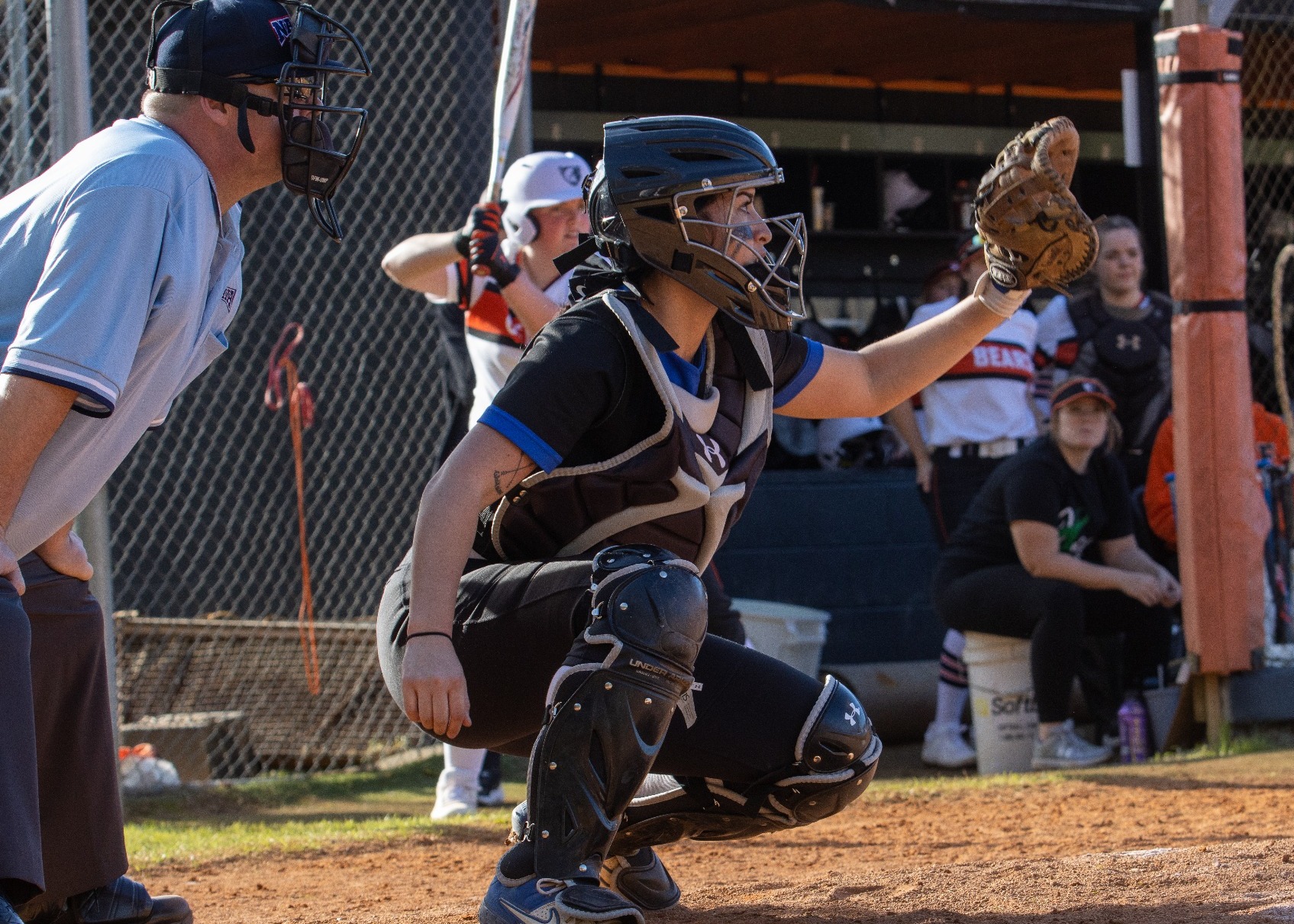 Heather Anderson catching