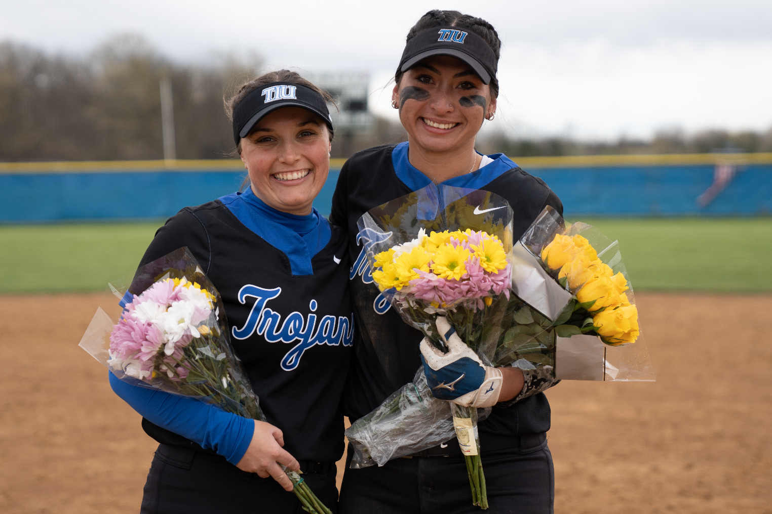 Swanstrom and Anderson senior day