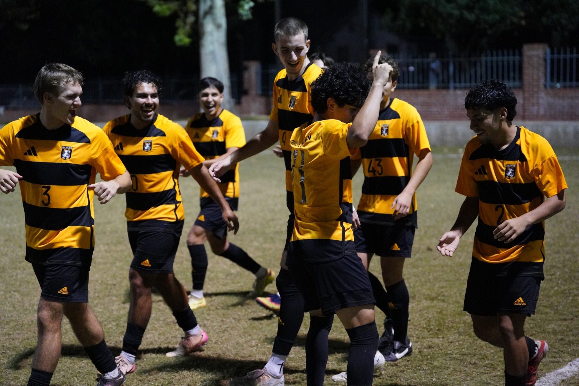 Jesus Carrillo dances after goal