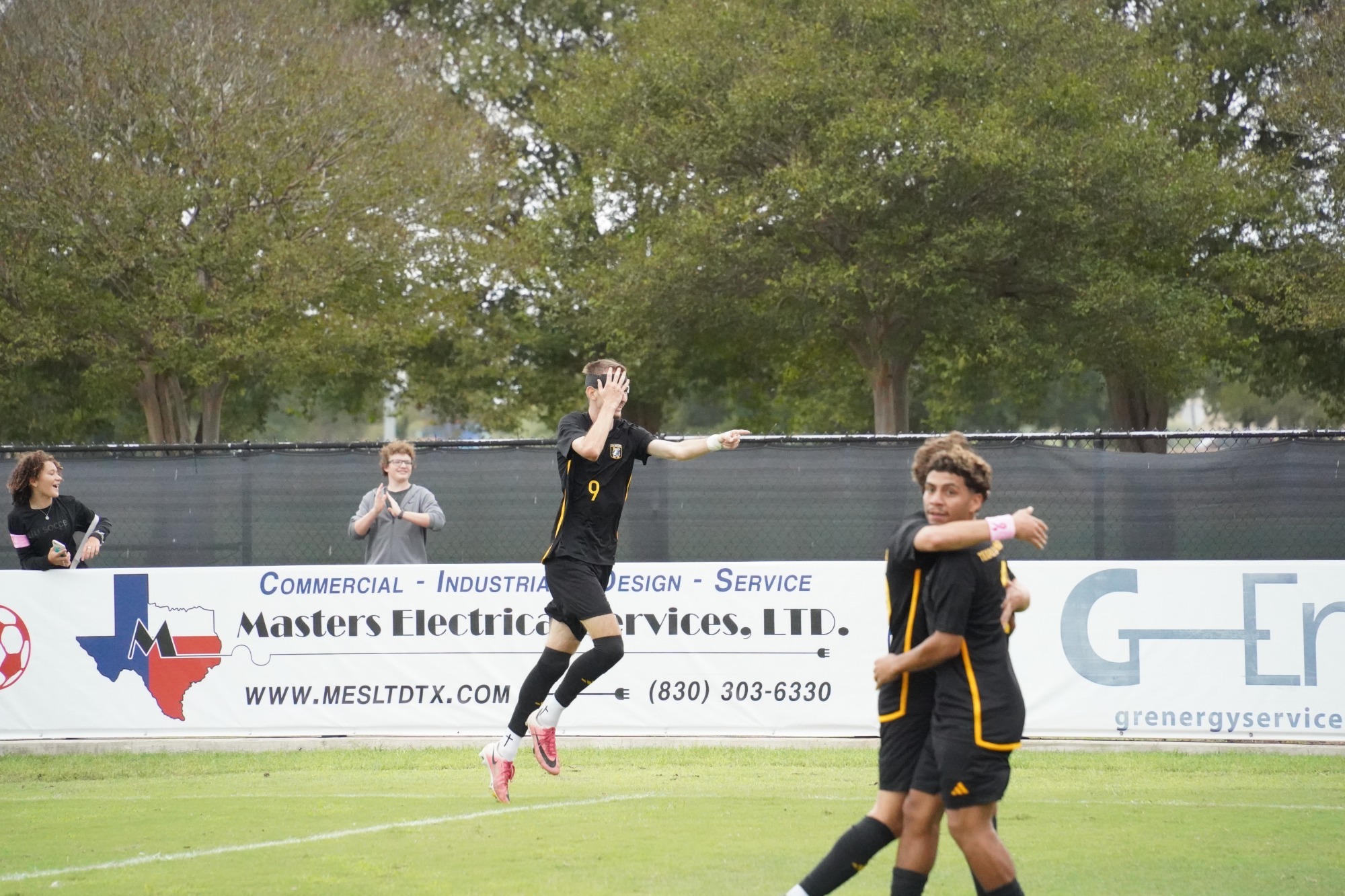Raymond Palmer celebrates