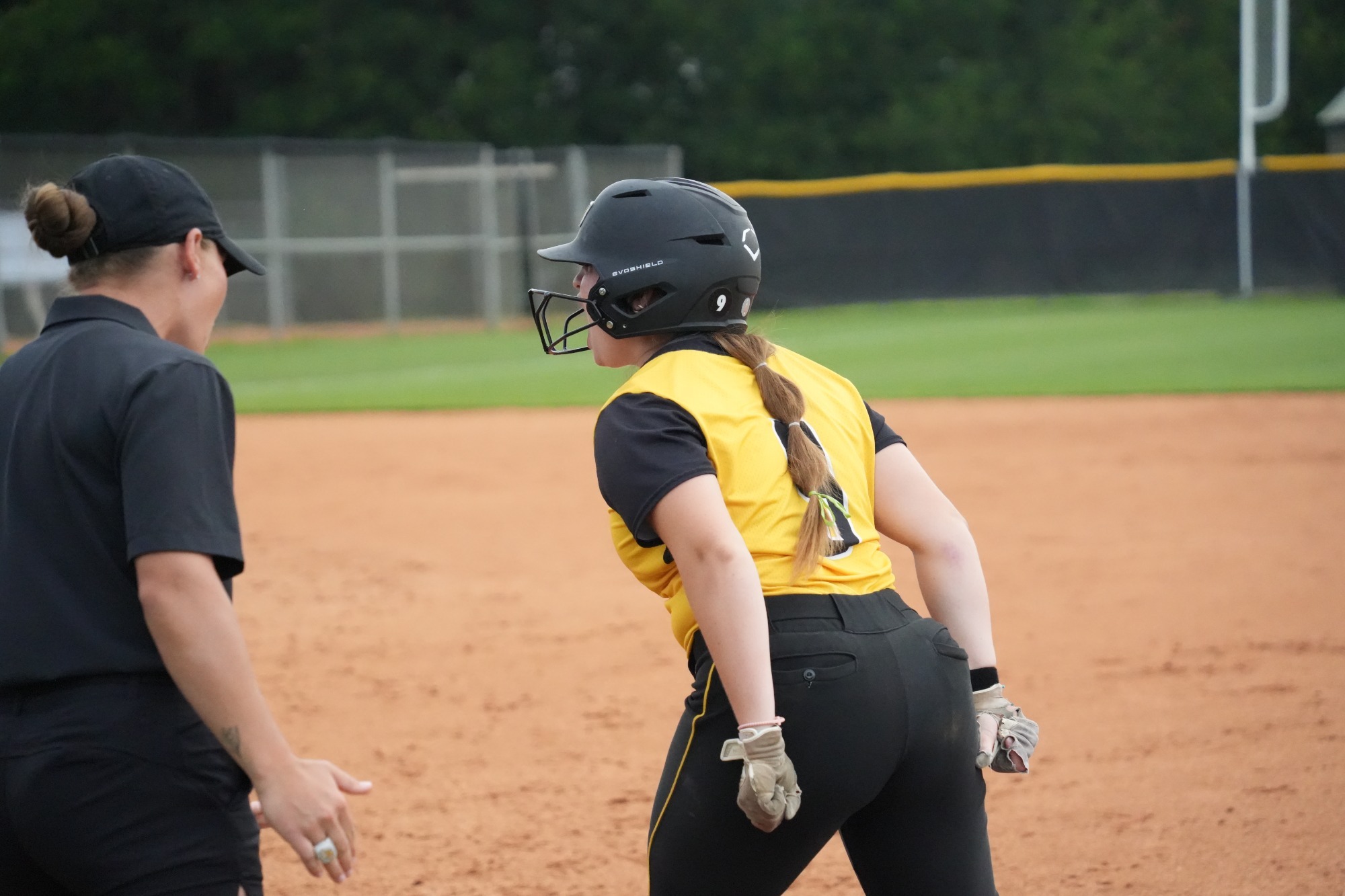 Taylor Vannett celebrates