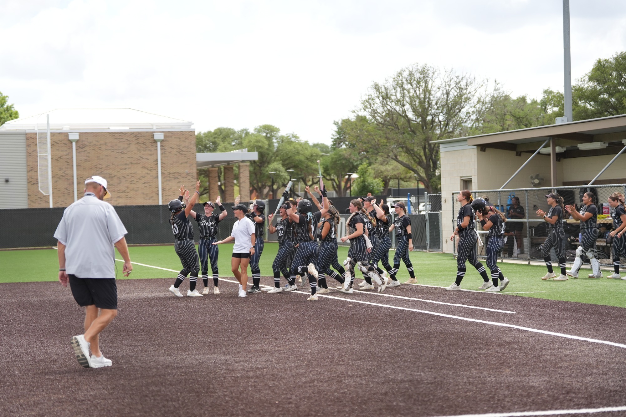 Serena Gonzalez celebrates after walk-off