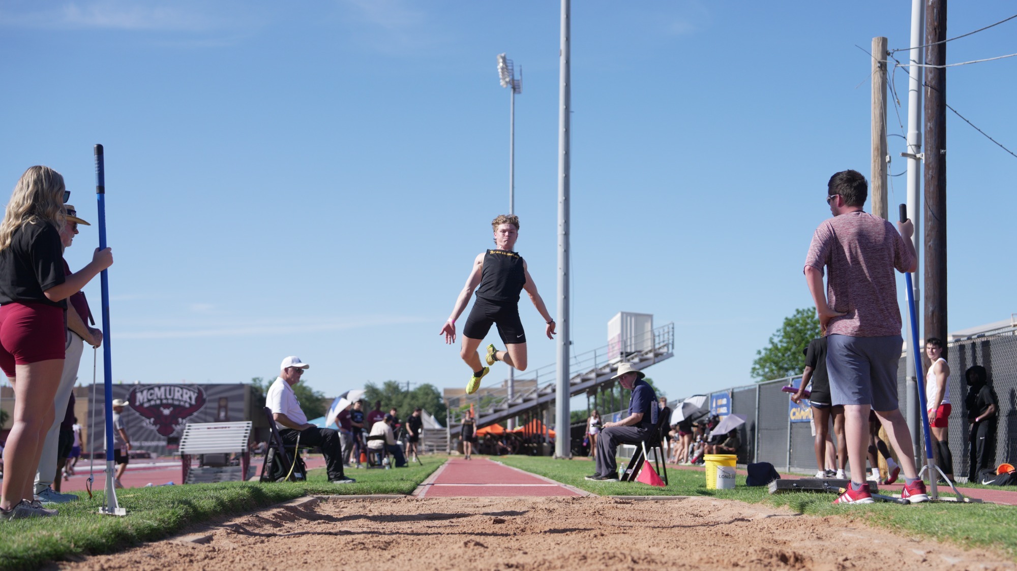 Rickey Franks long jump