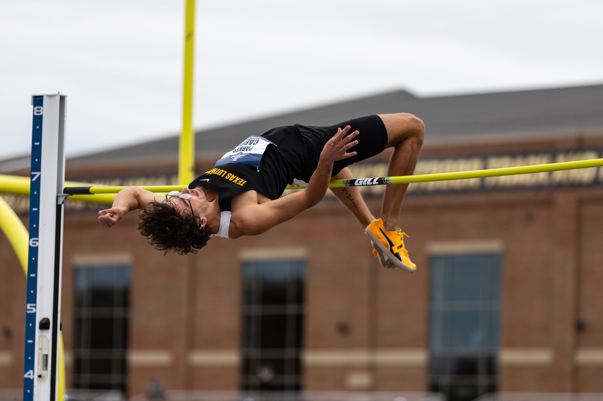 Parker Cabra high jump