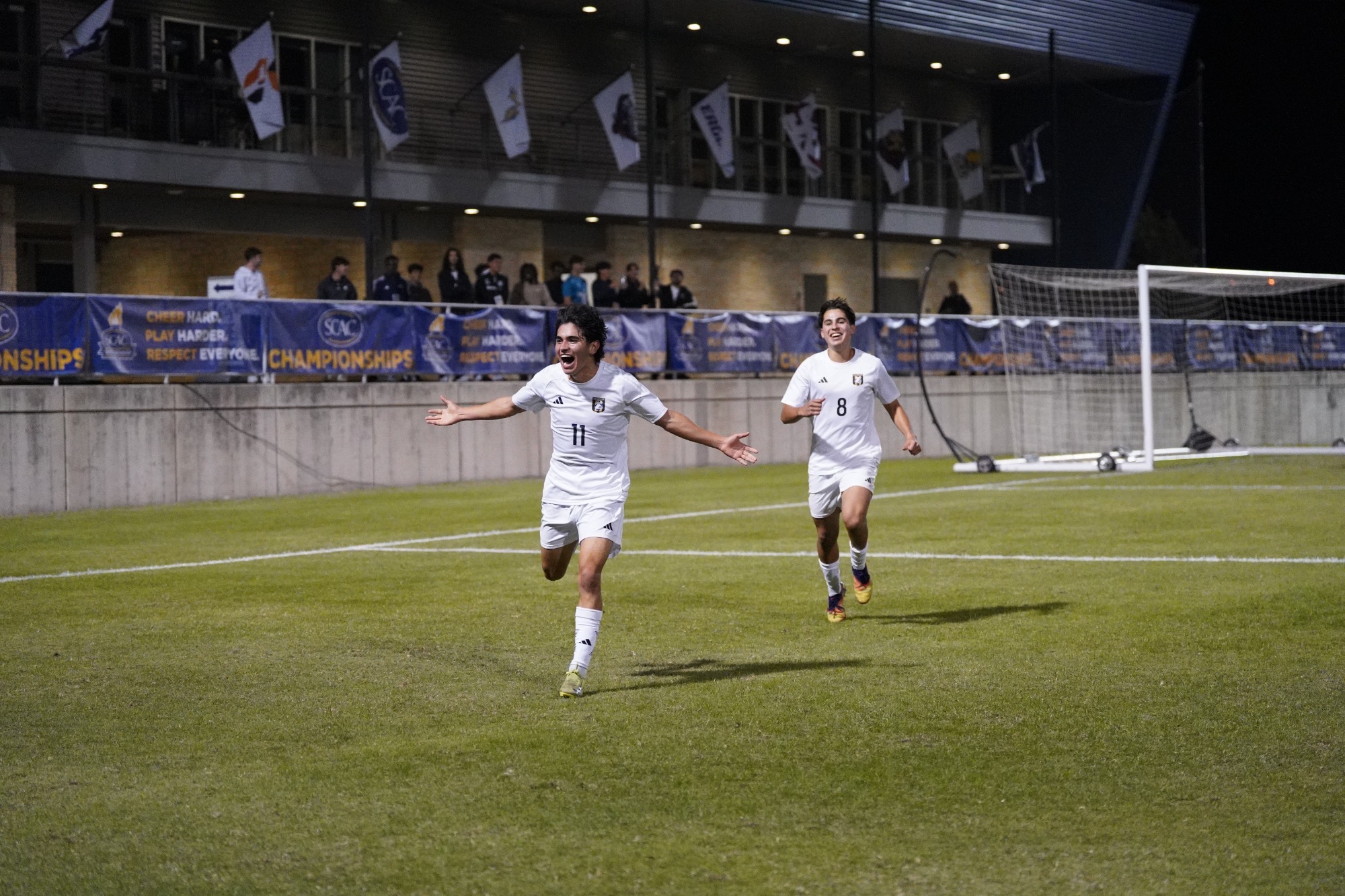 Jesus Carrillo celebrates