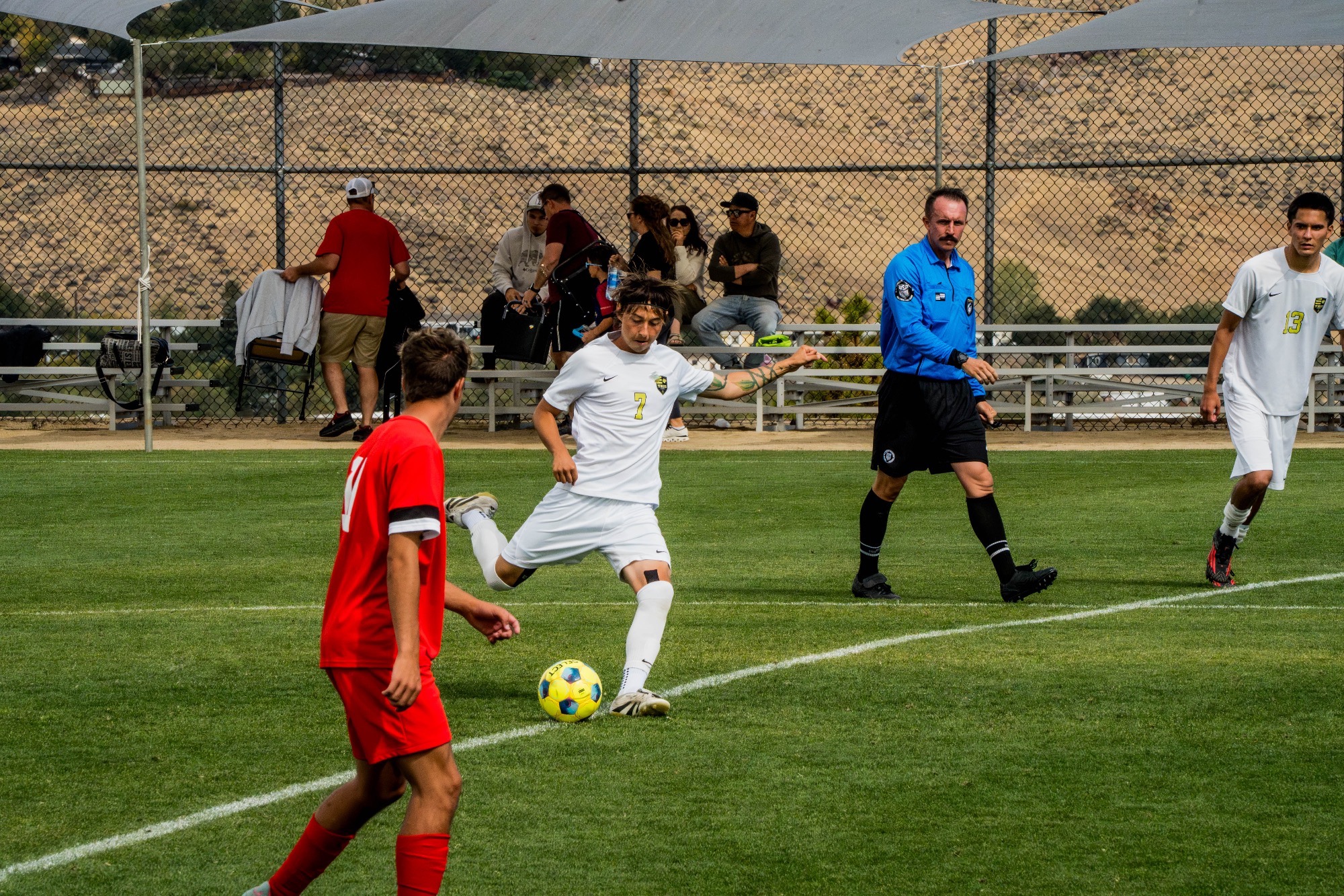 #7 Gavin  taking a shot 