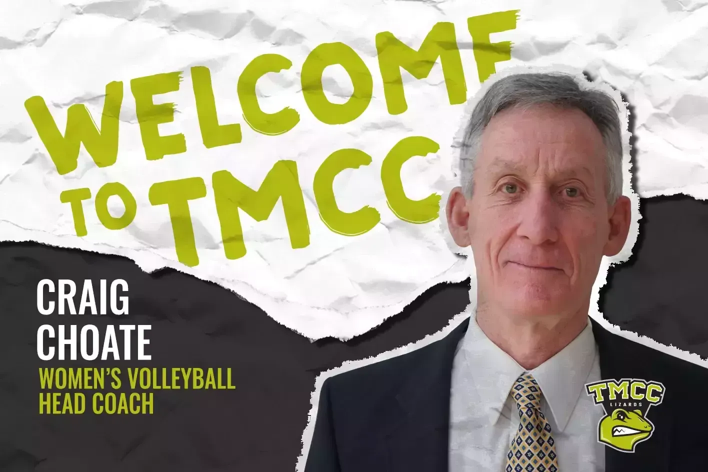 Welcome to TMCC. Headshot image of Craig Choate. Craig Choate, Women's Volleyball Head Coach