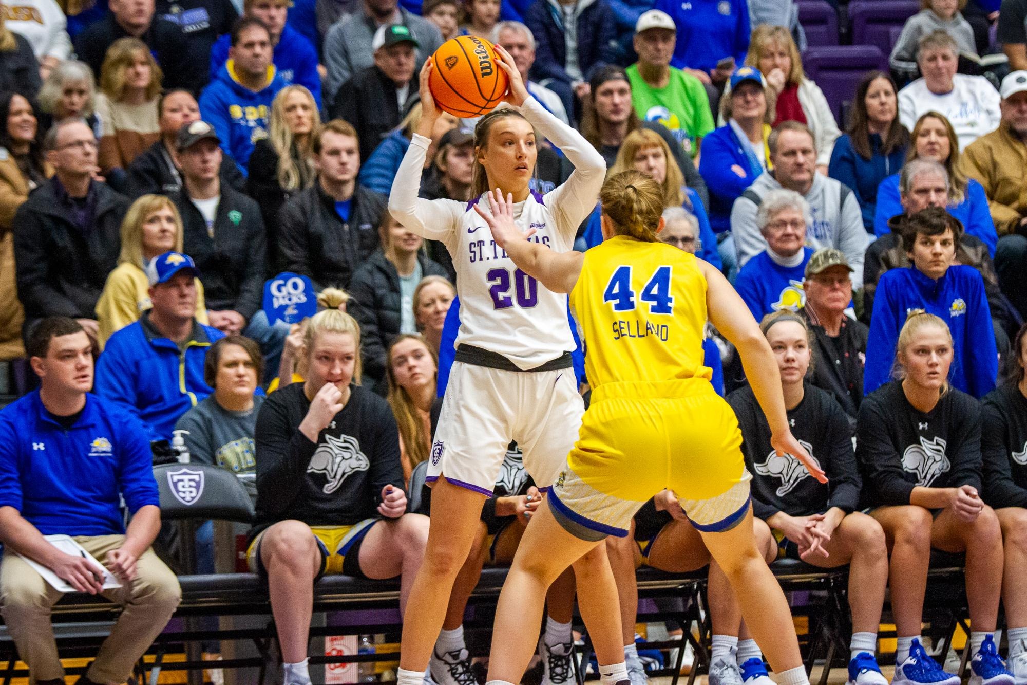 Women’s Basketball begins second half of Summit League schedule at SDSU