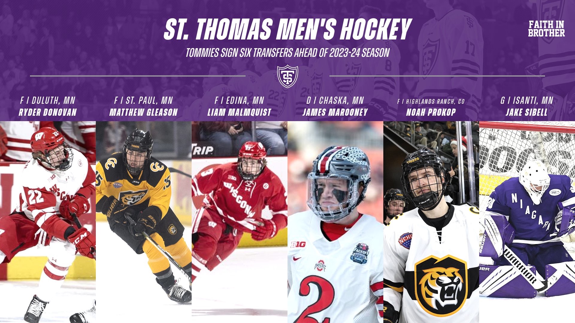 Six transfers join Men's Hockey for 202324 season The University of