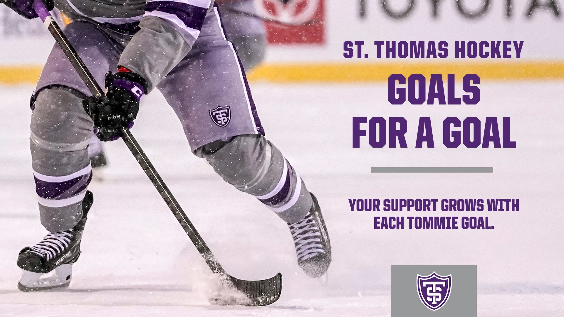 St. Thomas Hockey announces Goals for a Goal Campaign The University