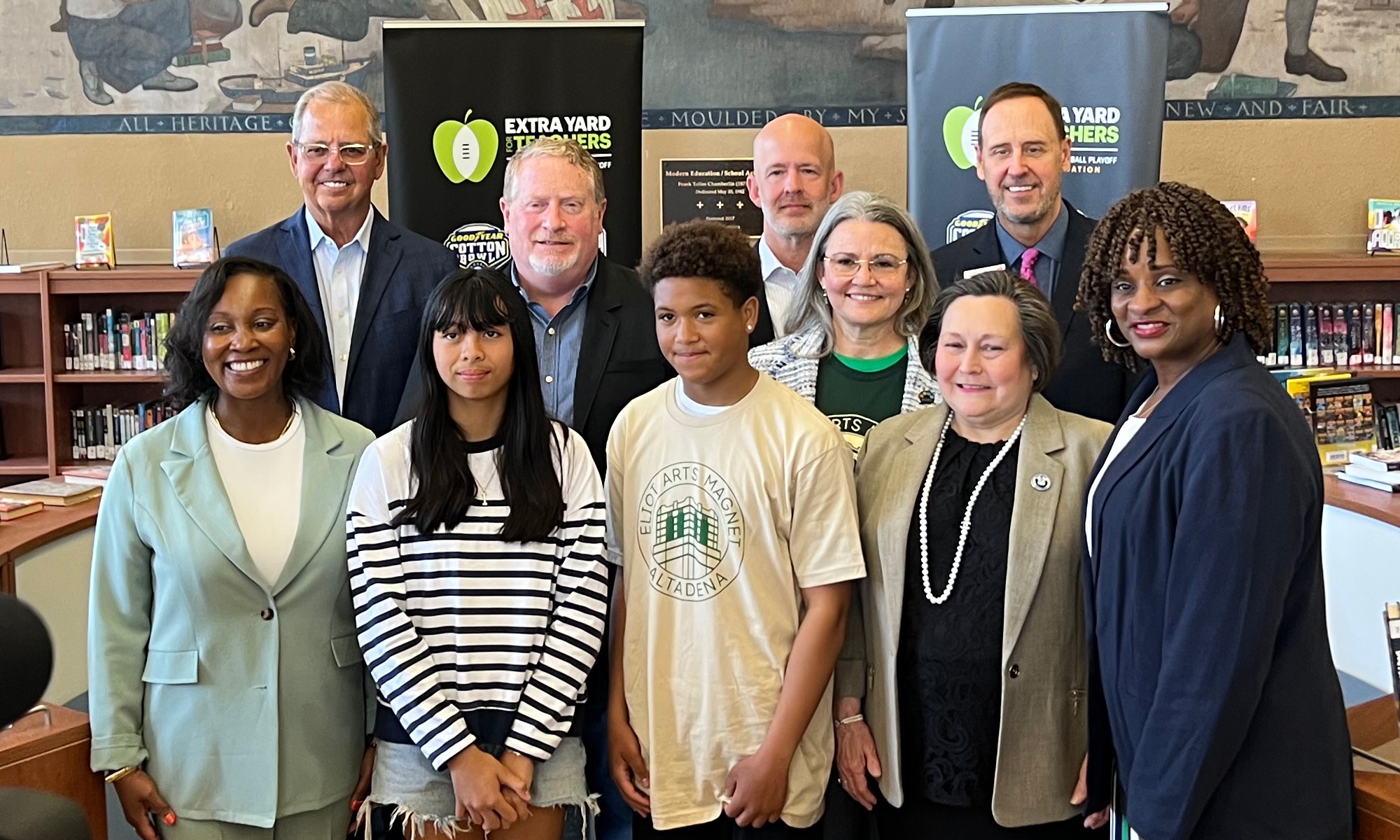 COLLEGE FOOTBALL PLAYOFF FOUNDATION AND PARTNERS TO SUPPORT RESTORATION OF HISTORIC ELIOT ARTS MAGNET SCHOOL FOLLOWING RECENT FIRES