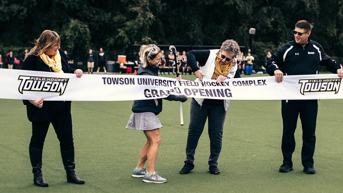 Towson Celebrates Opening of TU Field Hockey Complex Towson