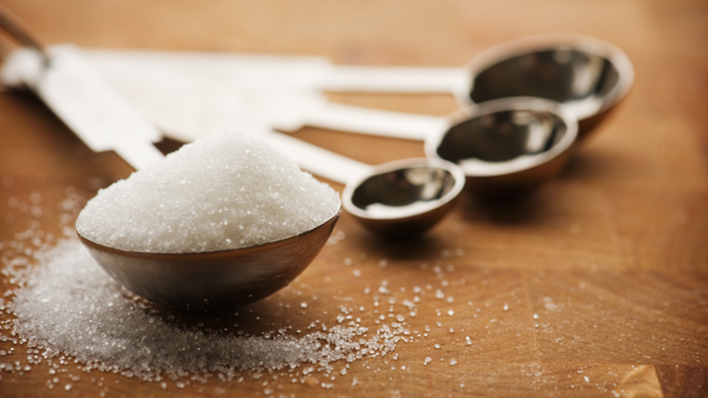 Tablespoon filled with granulated sugar