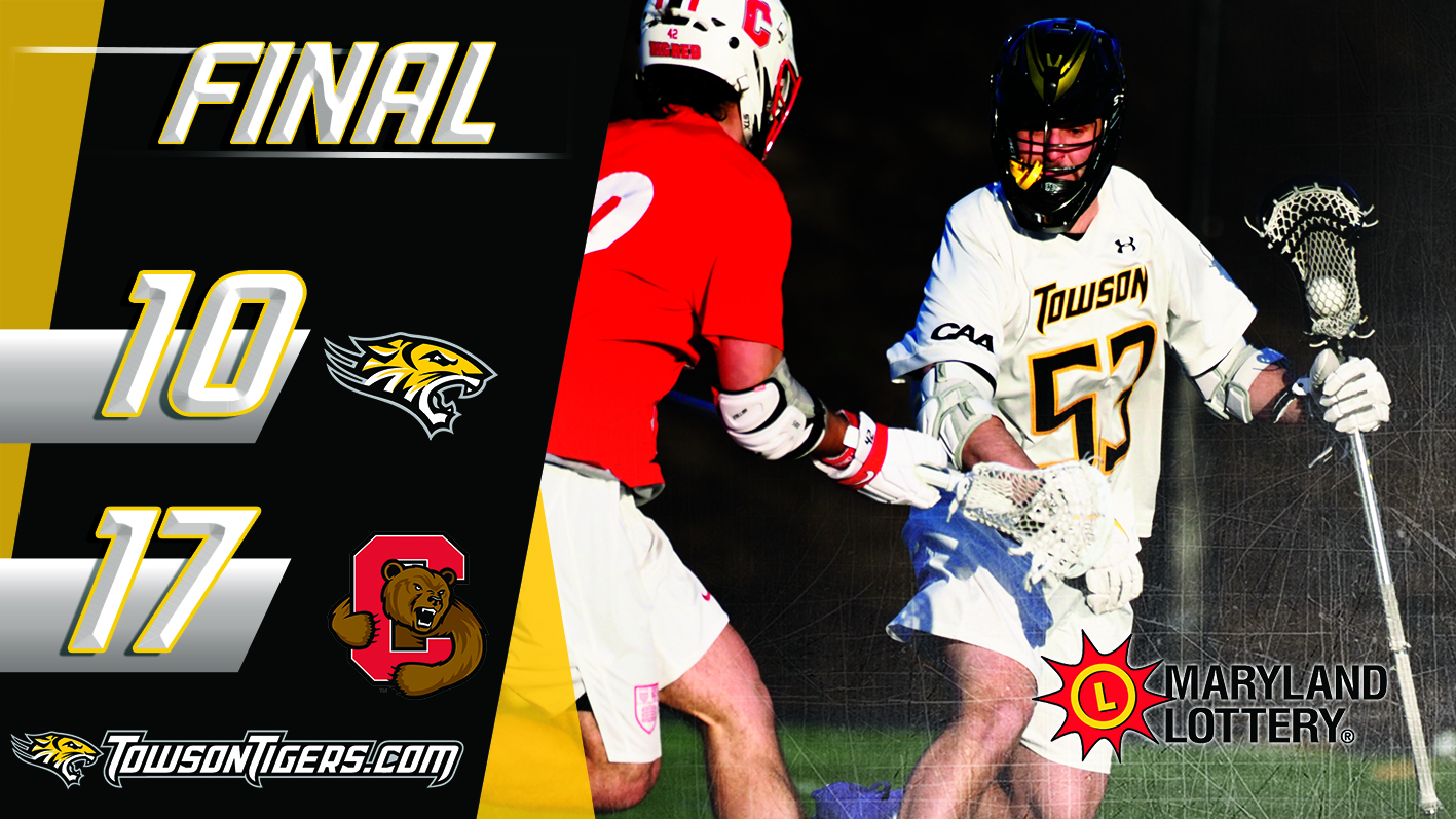 Men’s Lacrosse Falls in Battle with No. 12 Cornell Towson University
