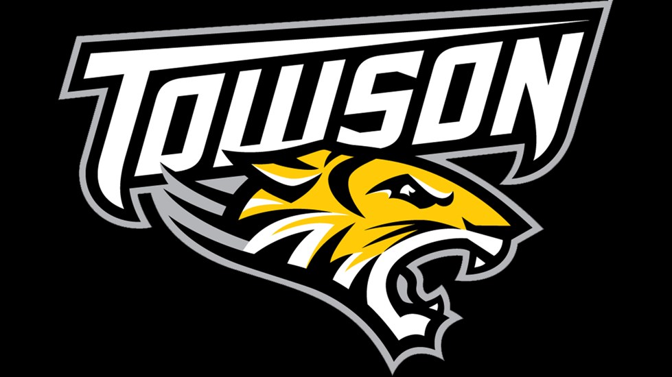 Towson Logo Black Background