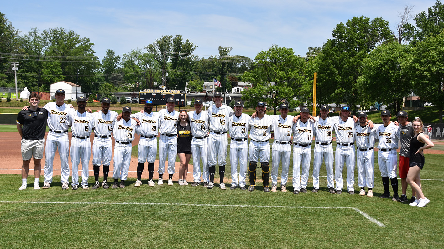 Last Chance Home Runs Send Towson Baseball to WalkOff Victory vs. Charleston Towson