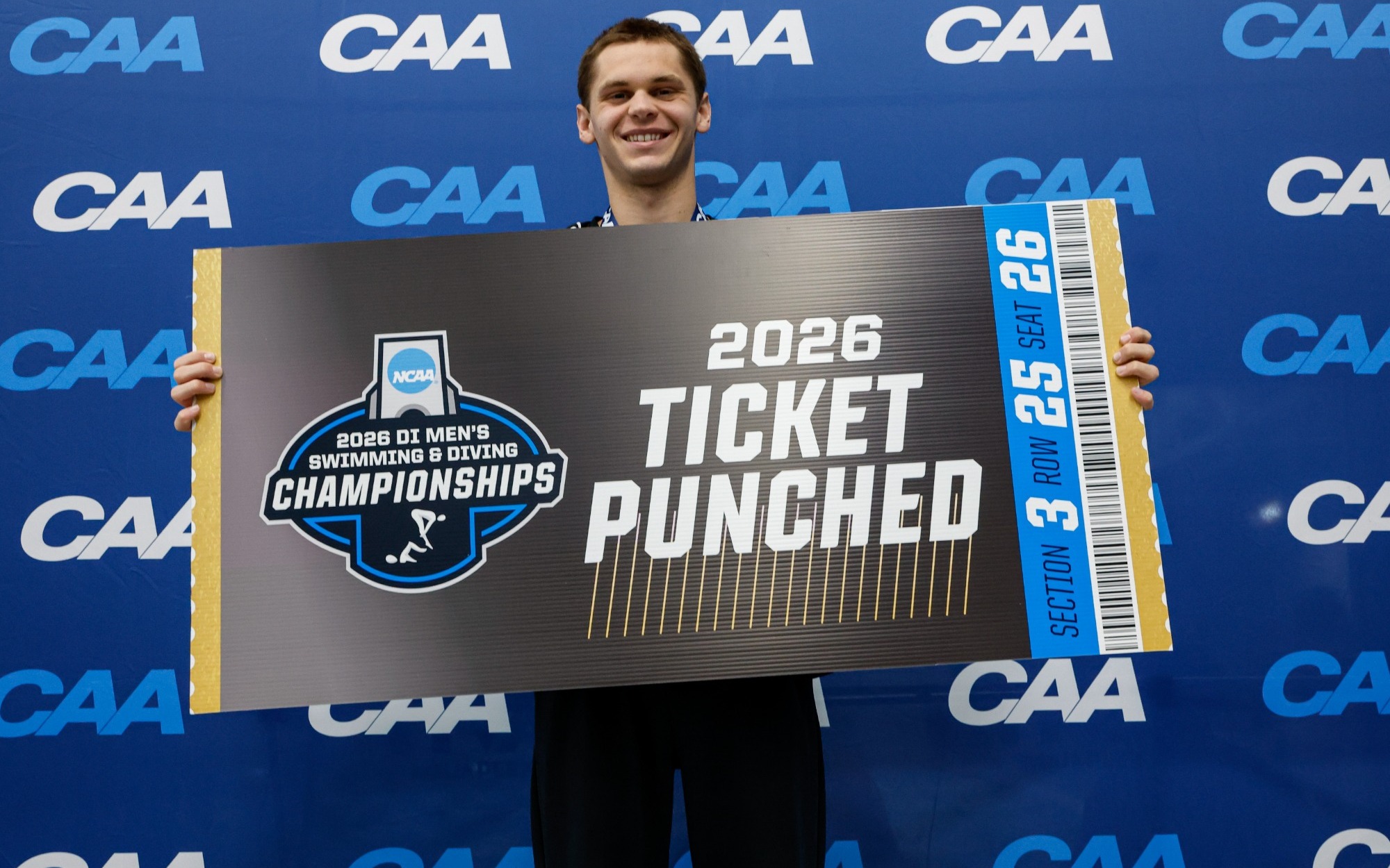 Jed Garner NCAA ticket B