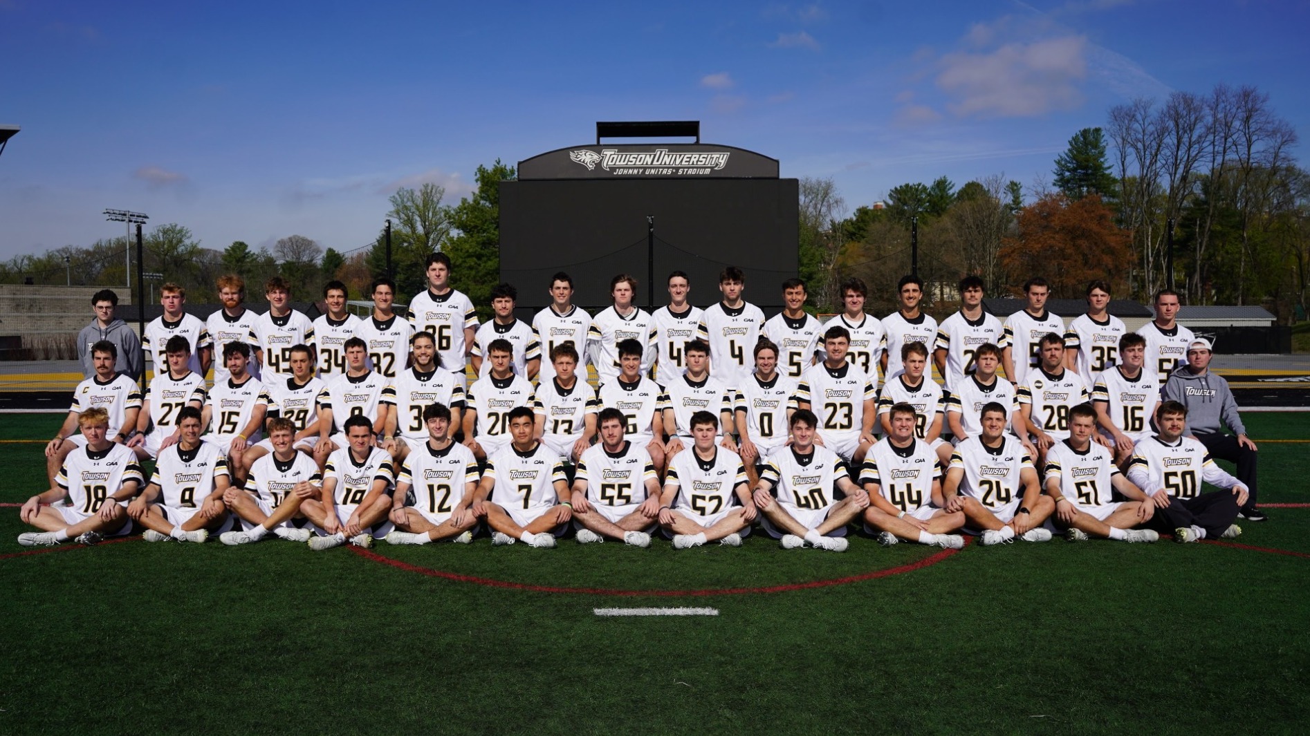 2026 Towson Men's Lacrosse Team Photo