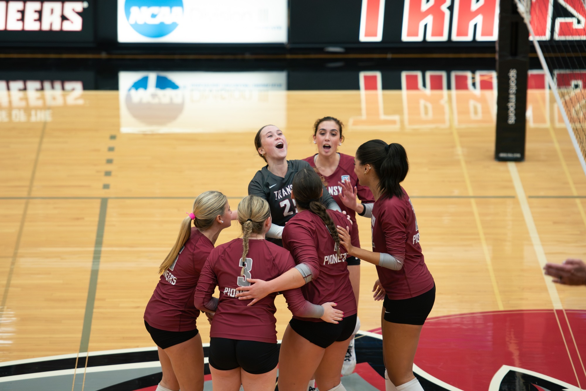 Transylvania rallies after scoring in set two against Asbury Wednesday. 