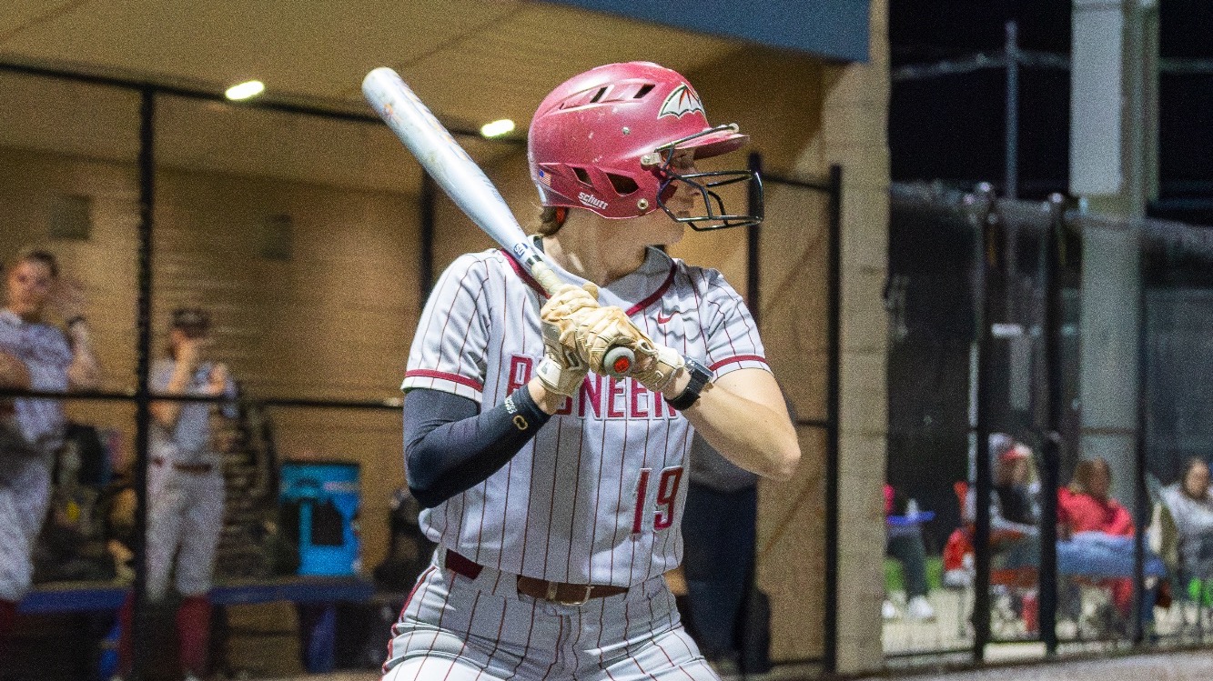 Ella Steczynski (#19) at bat for Transylvania 