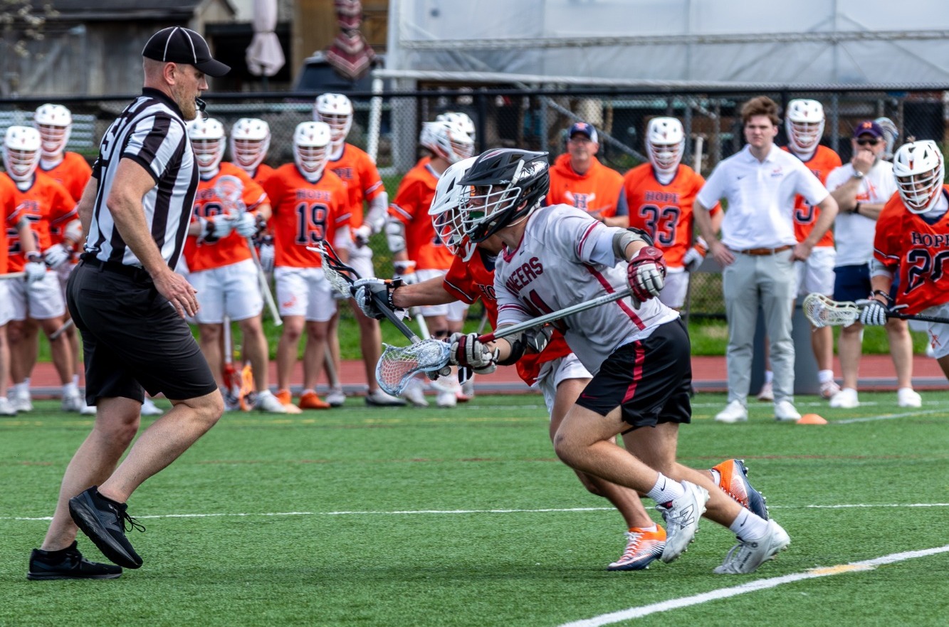 Transylvania Men's Lacrosse fell to Hope College on Tuesday at Pat Deacon Stadium