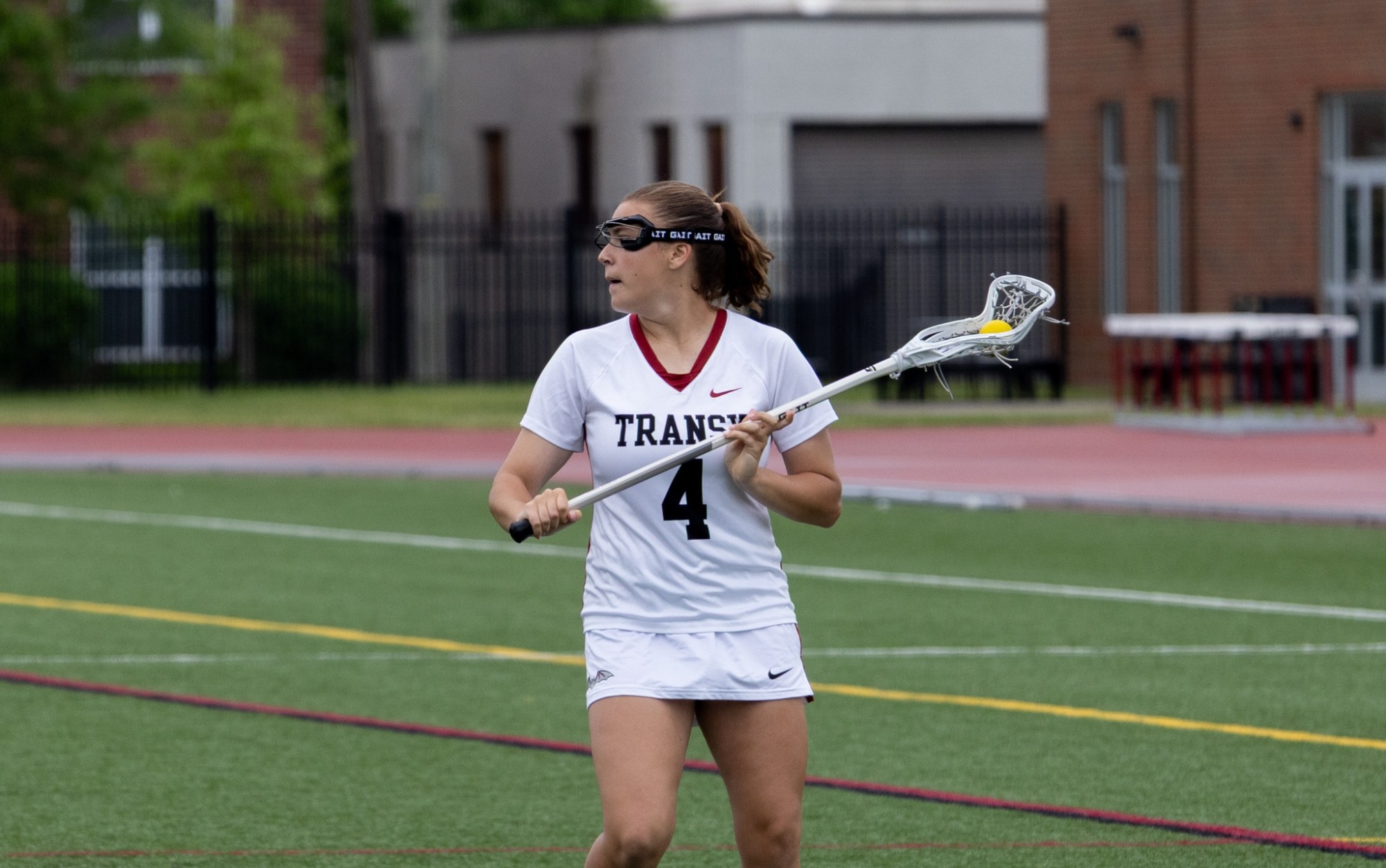 Kaelin Truman (#4) during Transylvania's win over Franklin at Pat Deacon Stadium. 