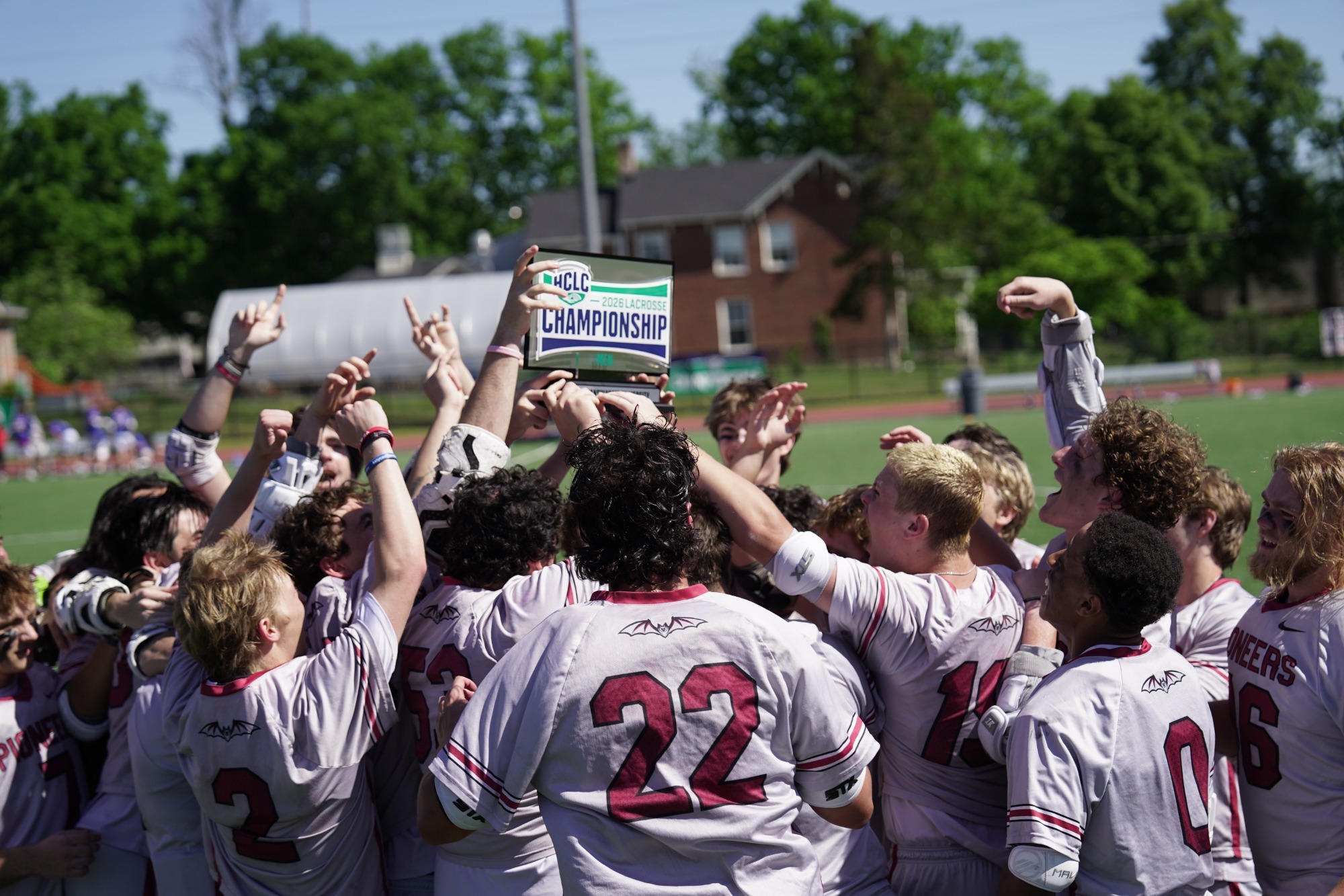 Men's Lacrosse claims the 2026 HCLC Tournament Championship. 