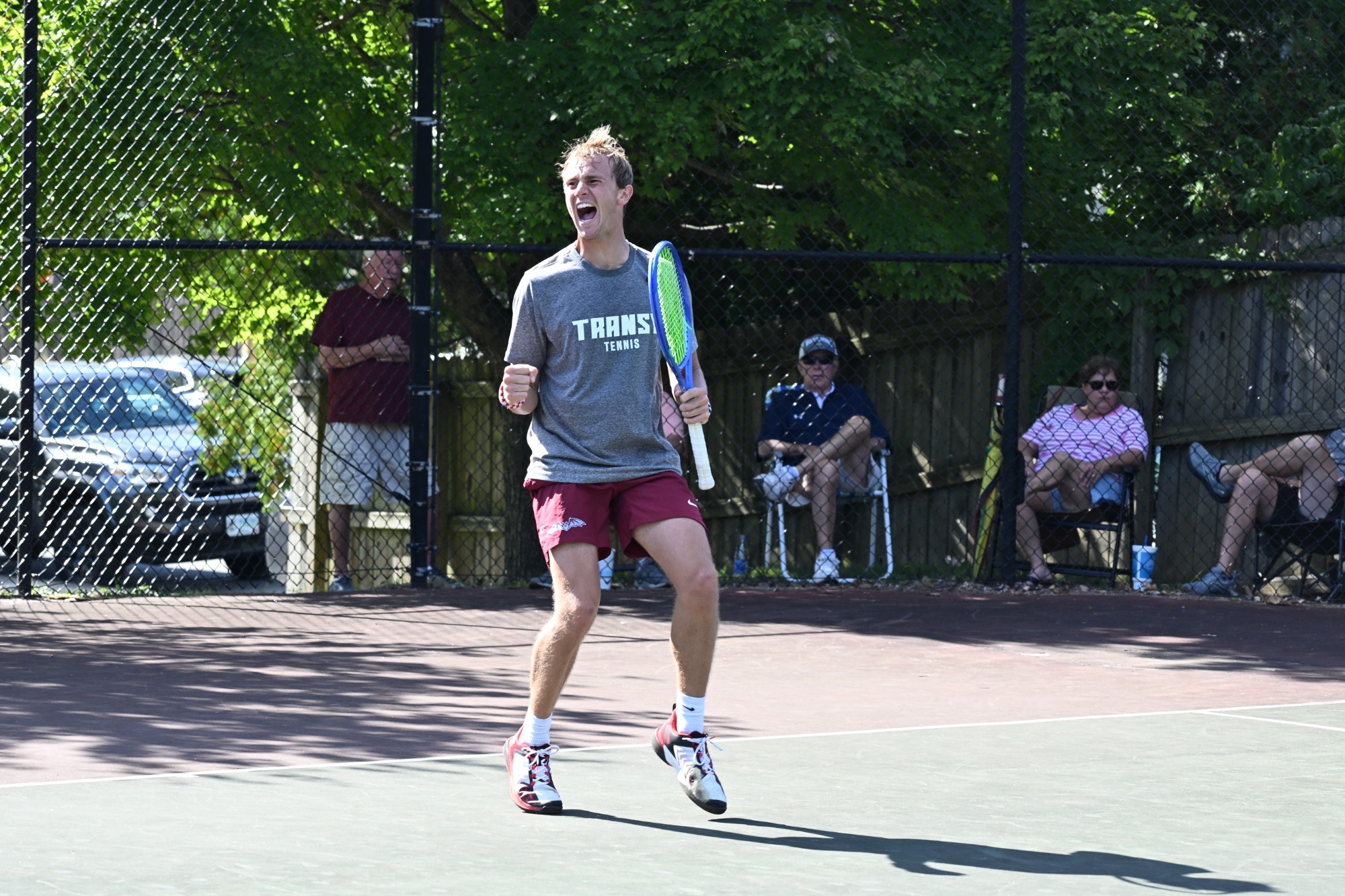 Jacob Jiranek competes at Transylvania's fall meet vs. Kentucky Welseyan. 