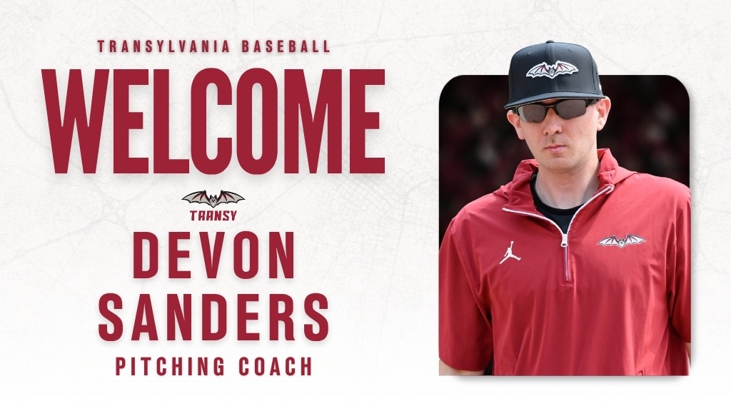 Transylvania Welcomes Back Devon Sanders as Pitching Coach