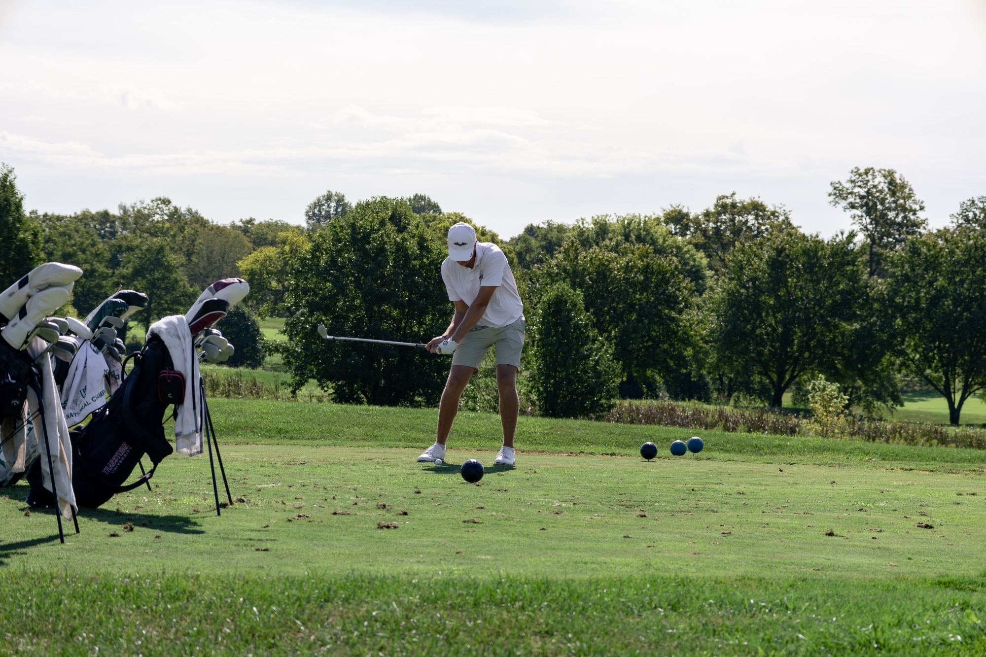 Men's Golf tees off in Greensboro. 