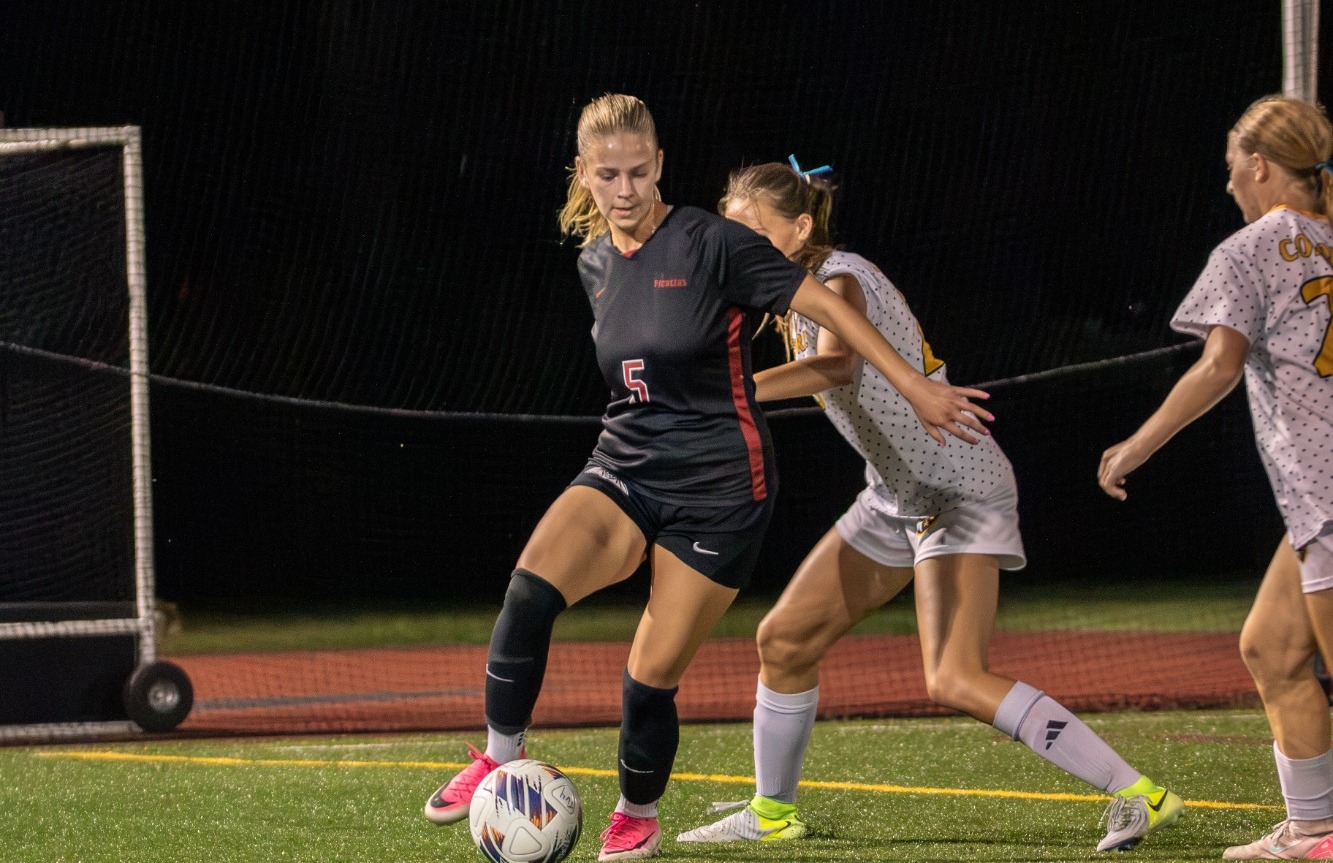 Shelby Eidson (#5) in action. 