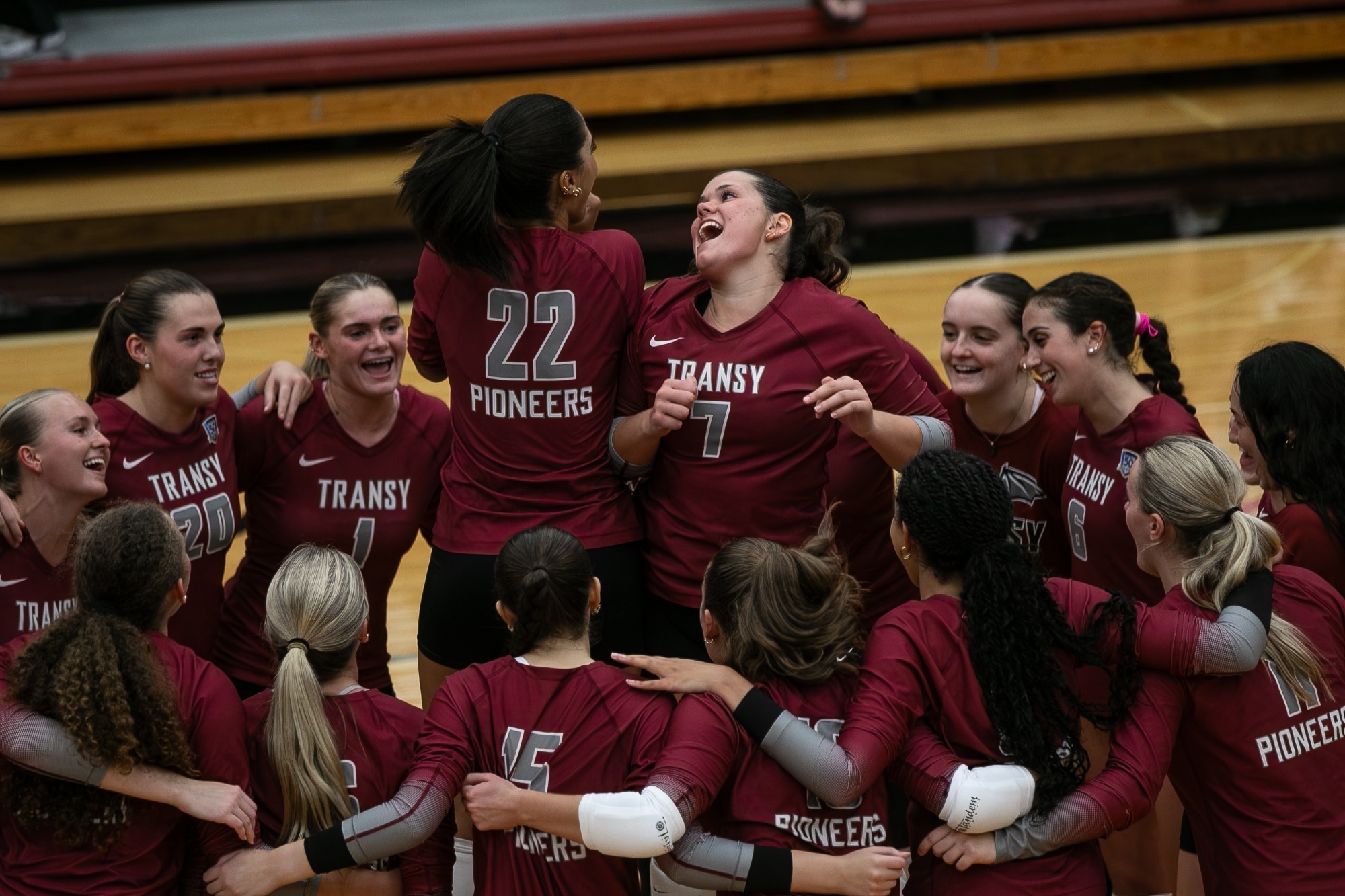 Transylvania prepares to take on Wittenberg prior to the start of Tuesday's match at the Clive M. Beck Center. 