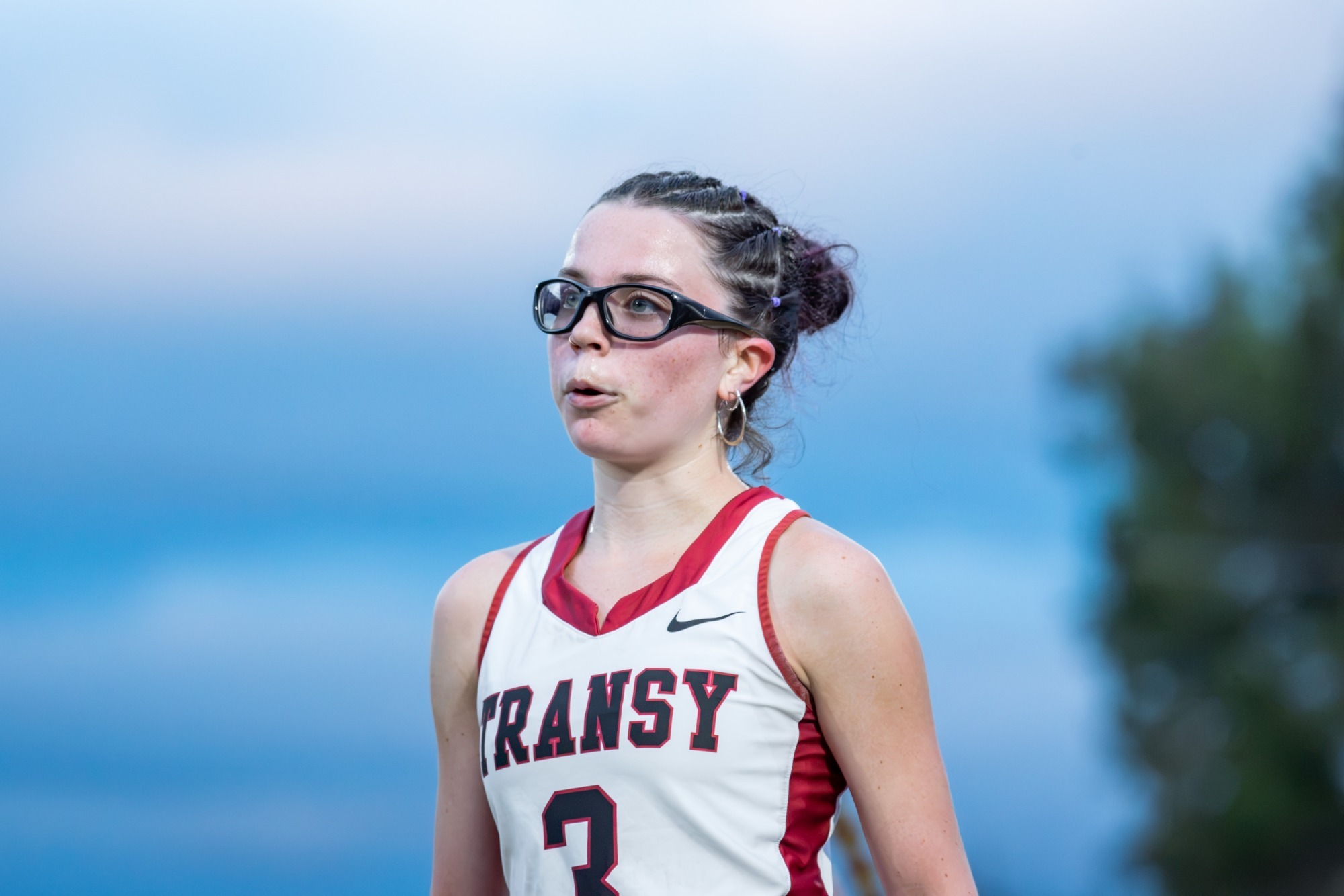 Lucy Cohen (#3) in action for Transylvania. 