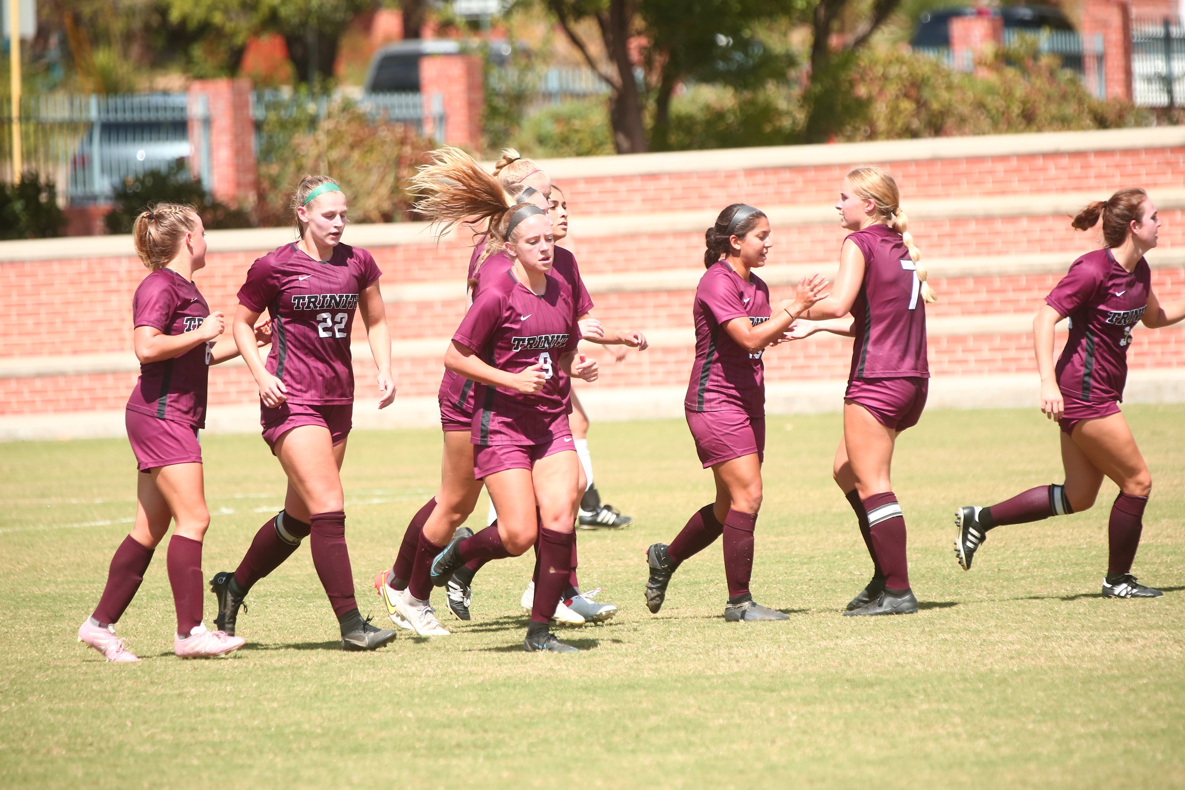 Eight Tigers of Women's Soccer Find Back of the Net at Austin College, 80 Trinity University