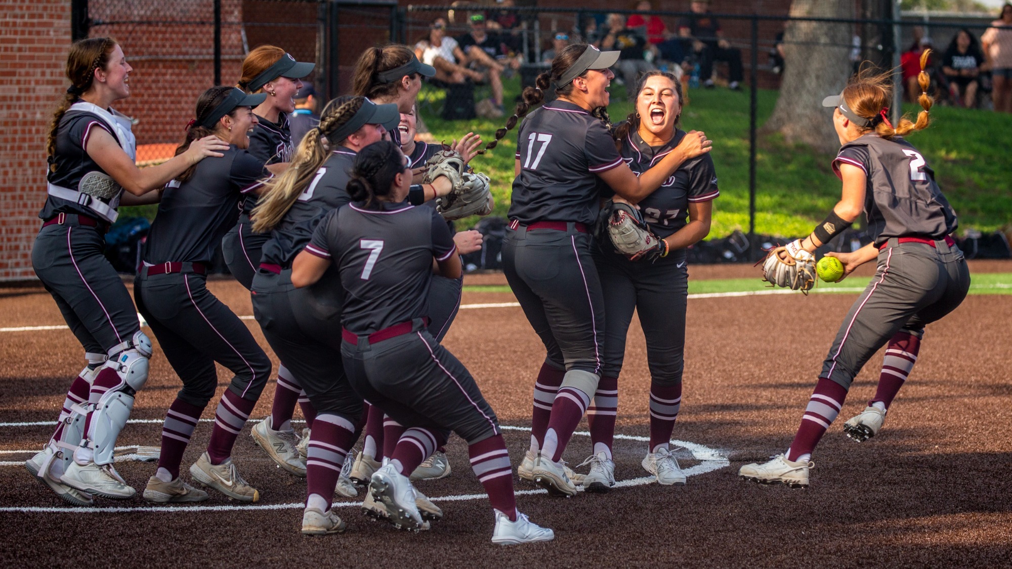 Trinity Softball Wins First Two at SCAC Tournament; Shut Out No. 5