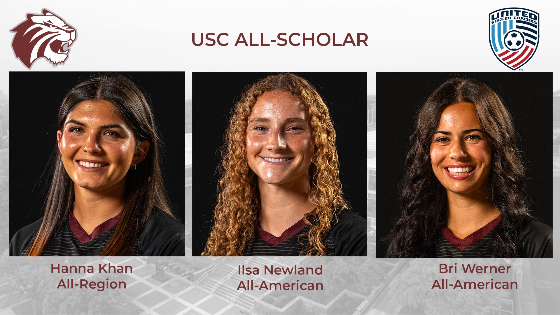 Women's soccer USC All-Scholar