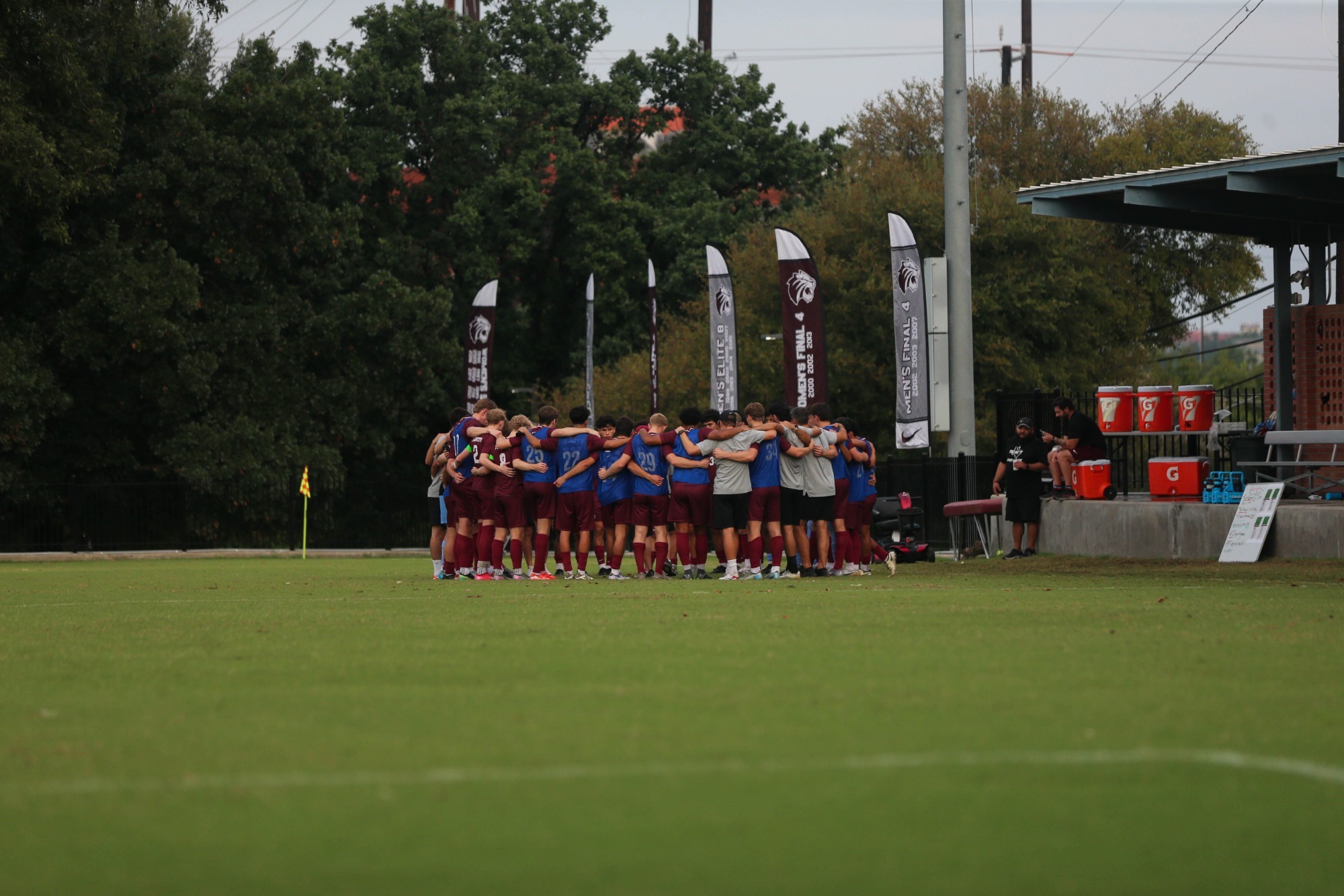 Group huddle