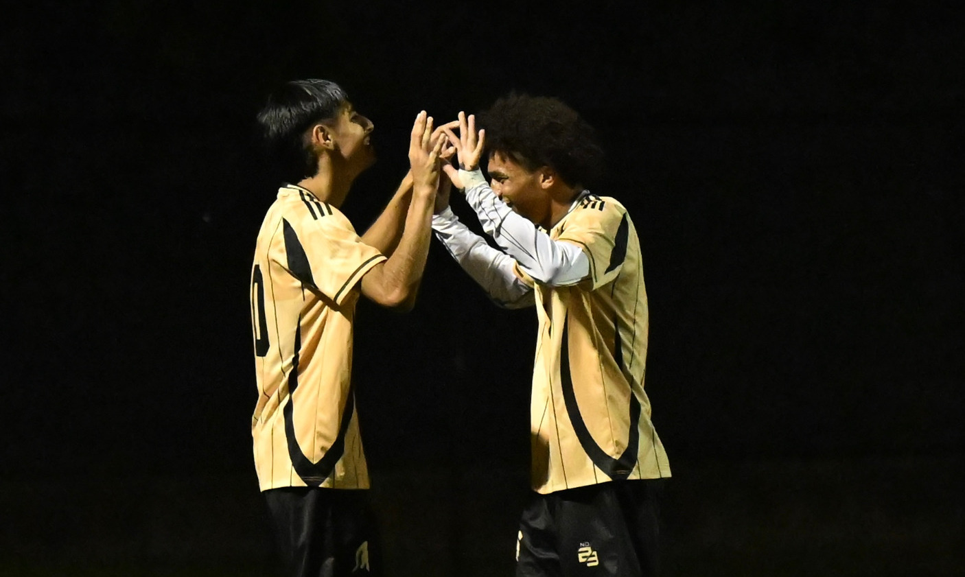 Men's Soccer Action Photo