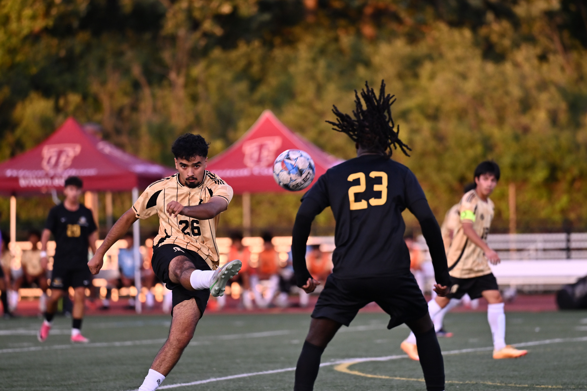 Men's Soccer Action Photo