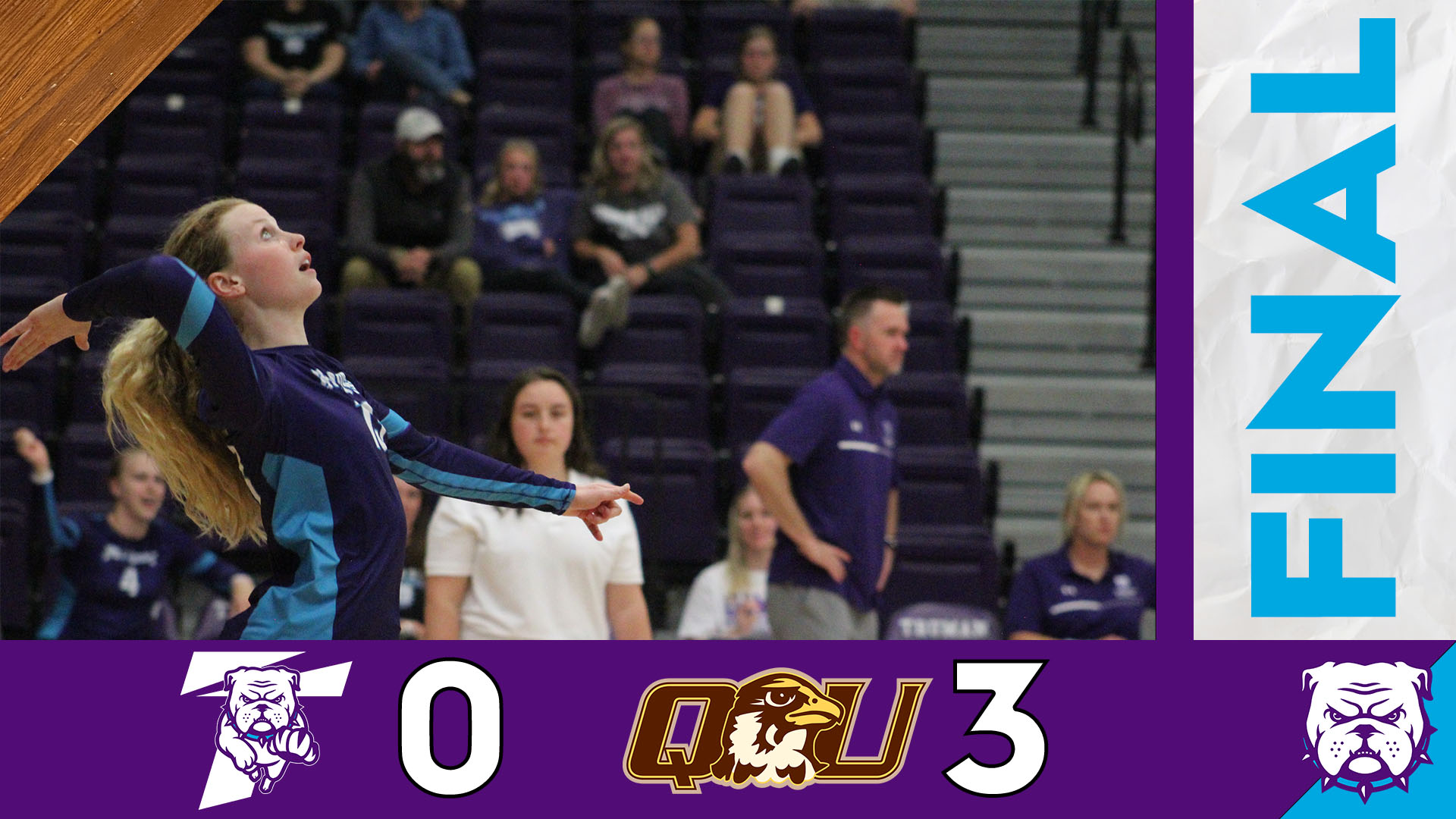 Truman Volleyball Defeated By OneLoss Quincy Truman State University