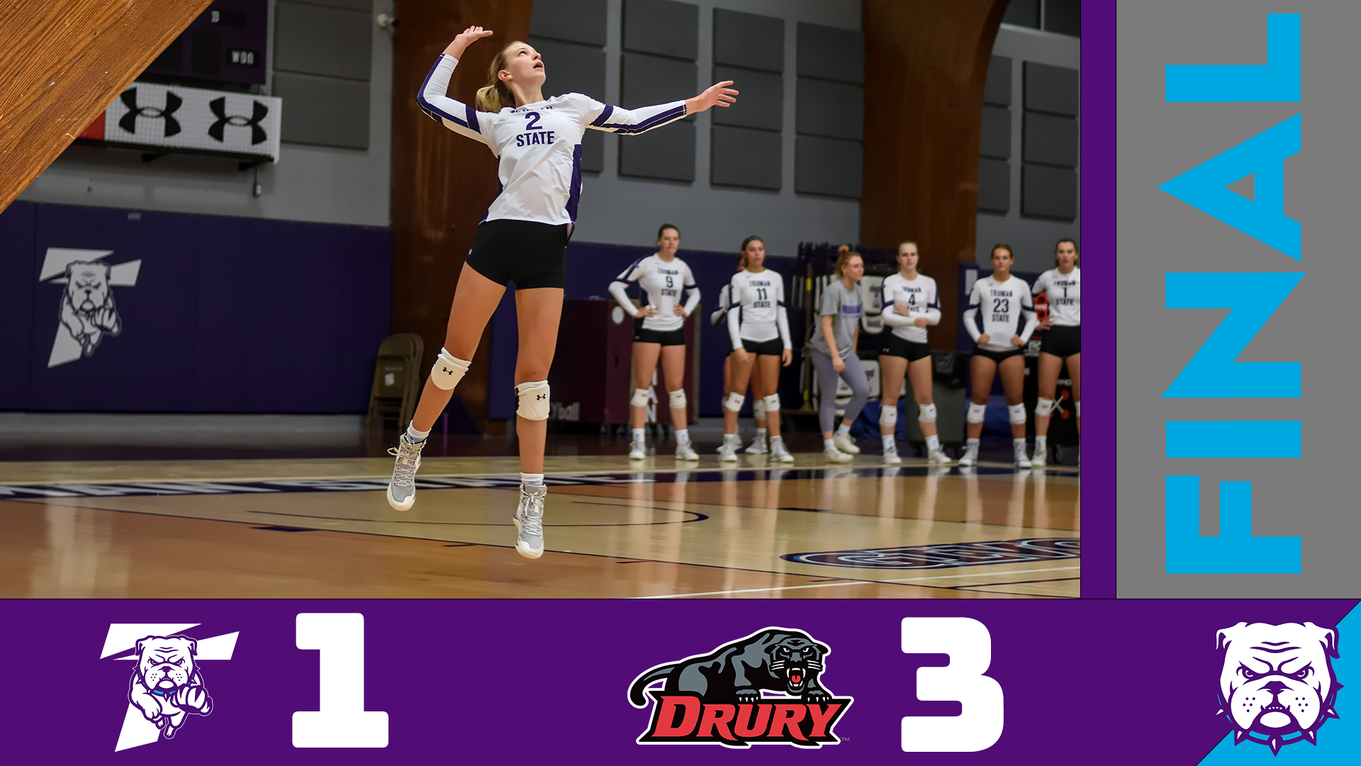 Volleyball Starts Out Fast But Can't Hold Off Drury In Home Debut