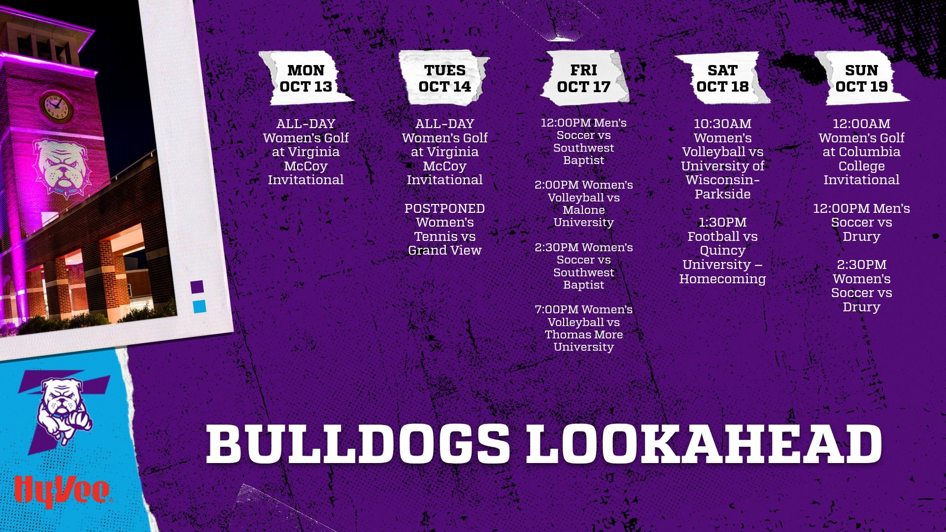 This Week in Truman Athletics - Oct 13 - Oct 19 